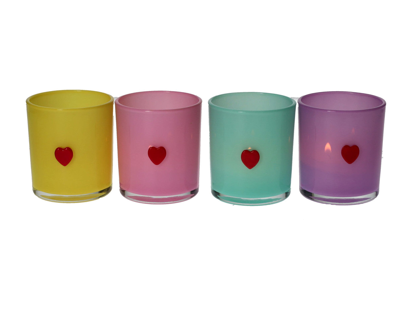 Giftcompany Jacquard Windlicht Herz sortiert 7cm (1 Stück) - Produktbild 2