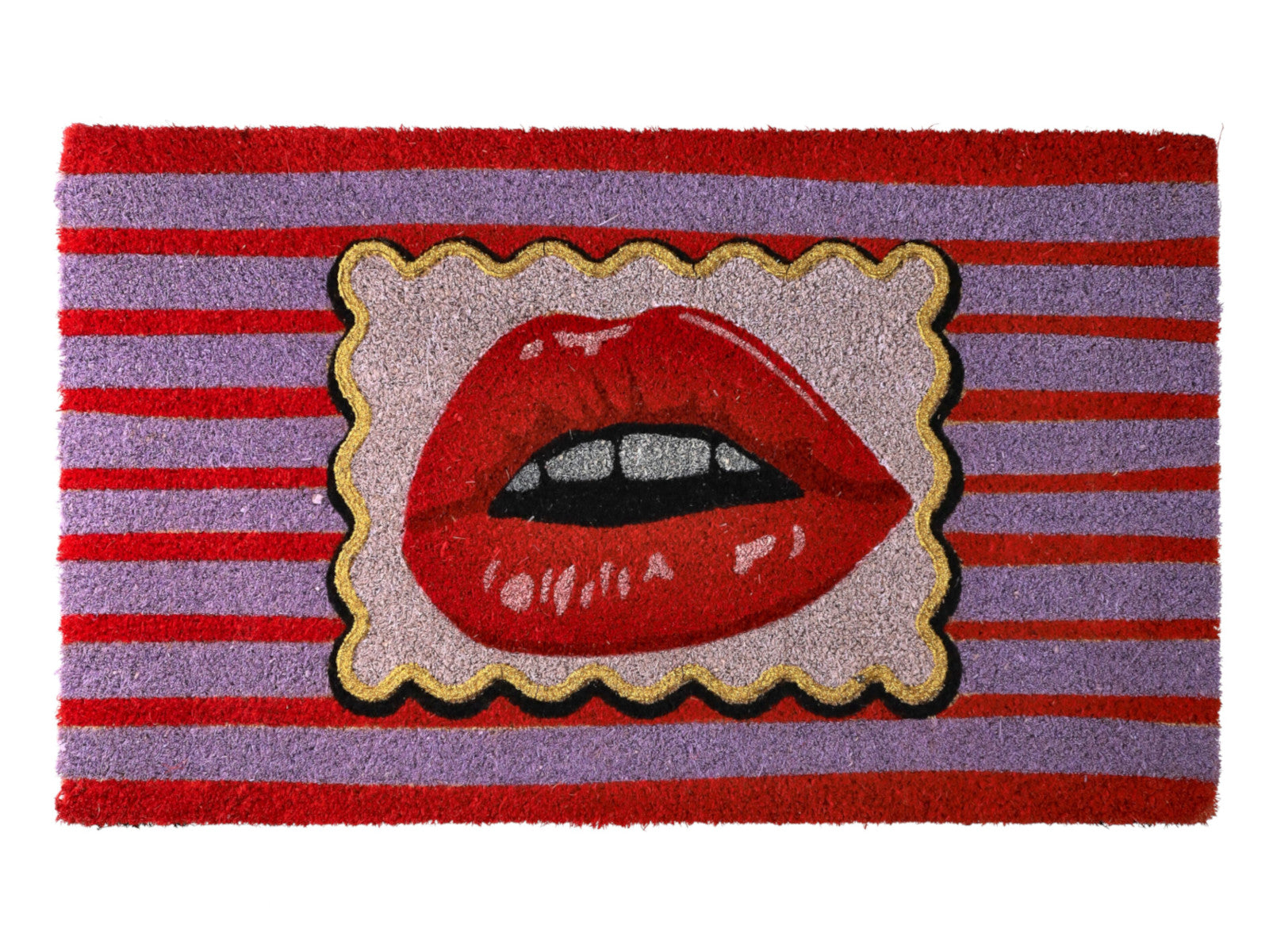 Giftcompany Fußmatte Lippen lila 45x75cm Freisteller 1
