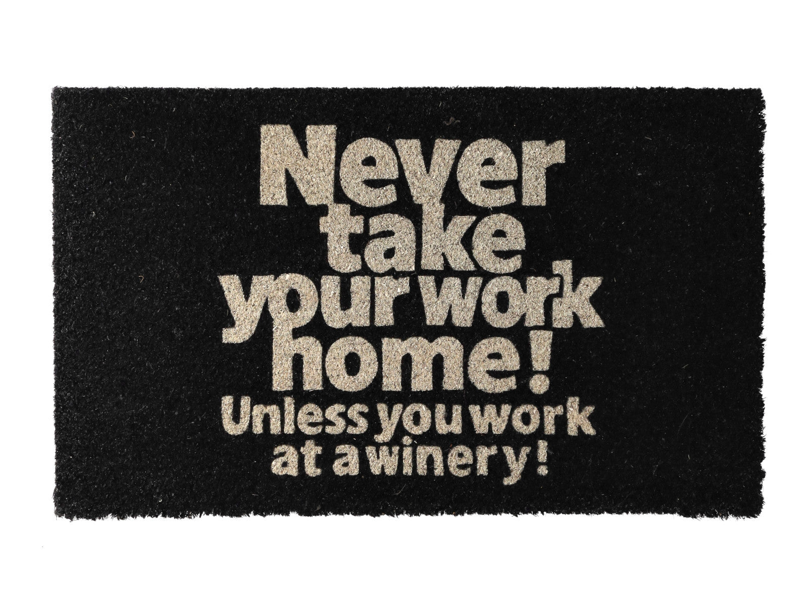 Giftcompany Fußmatte Winery schwarz 45x75cm Freisteller 1