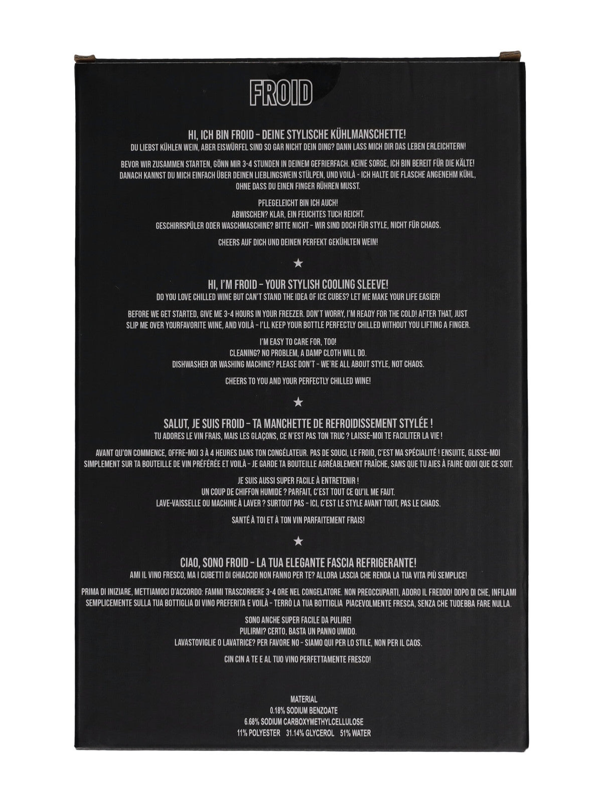 Giftcompany Froid Kühlmanschette Uni rosa/rot 23,5cm Freisteller 3