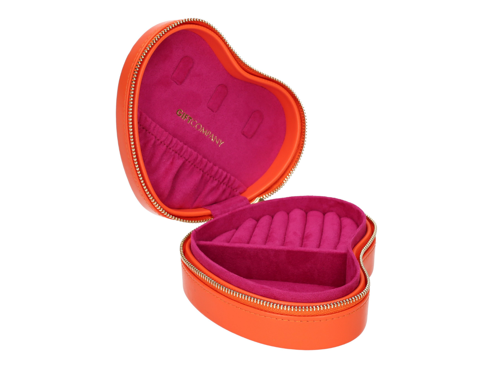 Giftcompany Treasure Schmucketui Herz orange 11cm - Produktbild 2