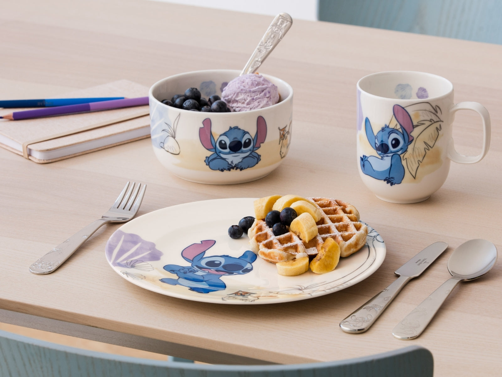 Villeroy & Boch Disney Stitch Kinderbesteck Set 4tlg - Produktbild 7