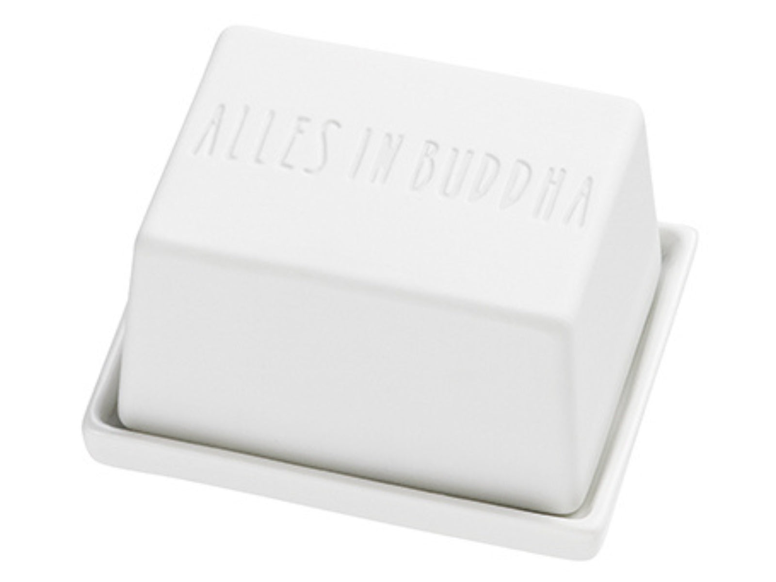räder Butterdose klein Alles in Buddha weiß 11,5cm - Produktbild 2