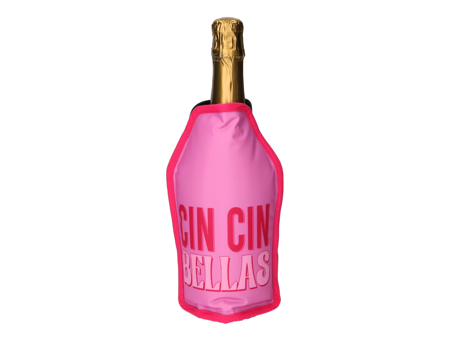 Giftcompany Froid Kühlmanschette Cin Cin Bellas, Salute Ragazzi rosa/türkis 23,5cm - Produktbild 1