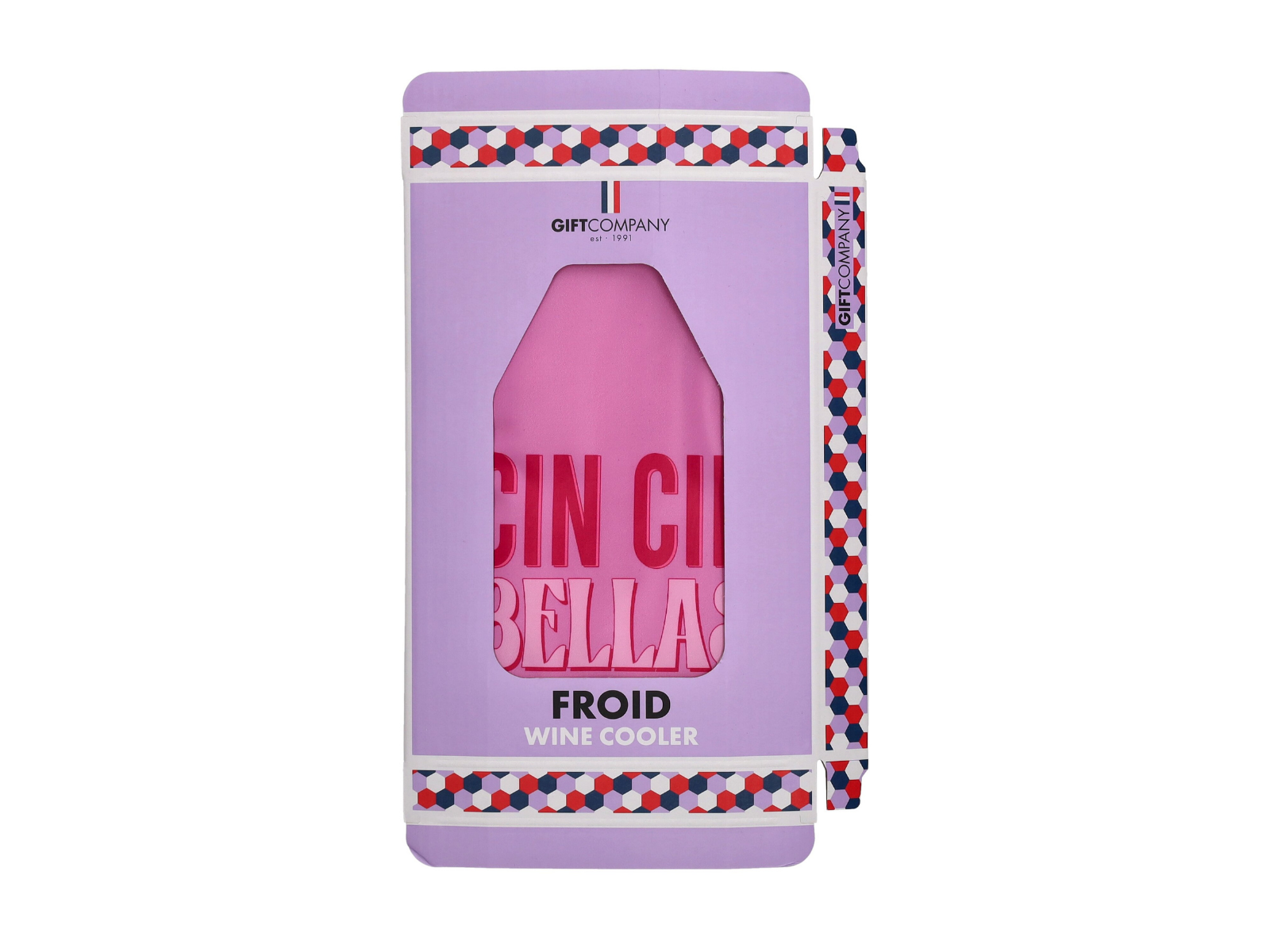 Giftcompany Froid Kühlmanschette Cin Cin Bellas, Salute Ragazzi rosa/türkis 23,5cm - Produktbild 4