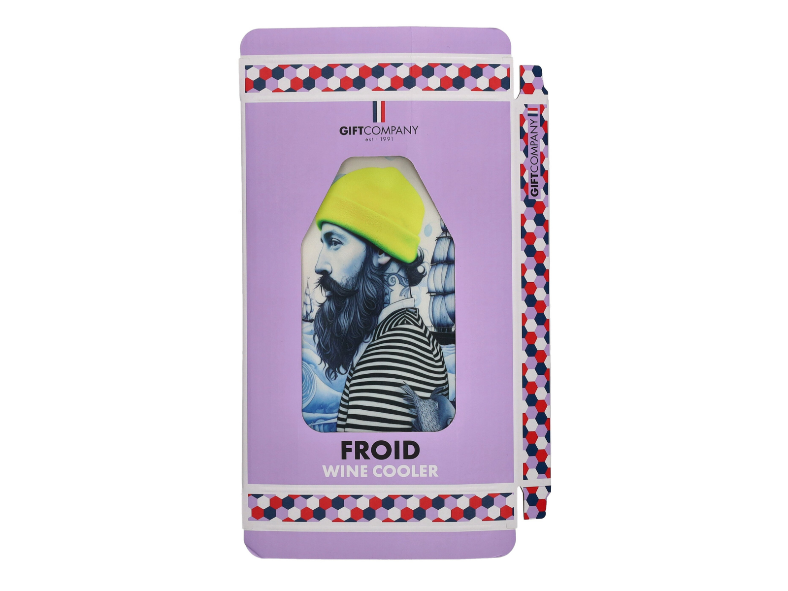 Giftcompany Froid Kühlmanschette Seemann blau/gelb 23,5cm - Produktbild 3