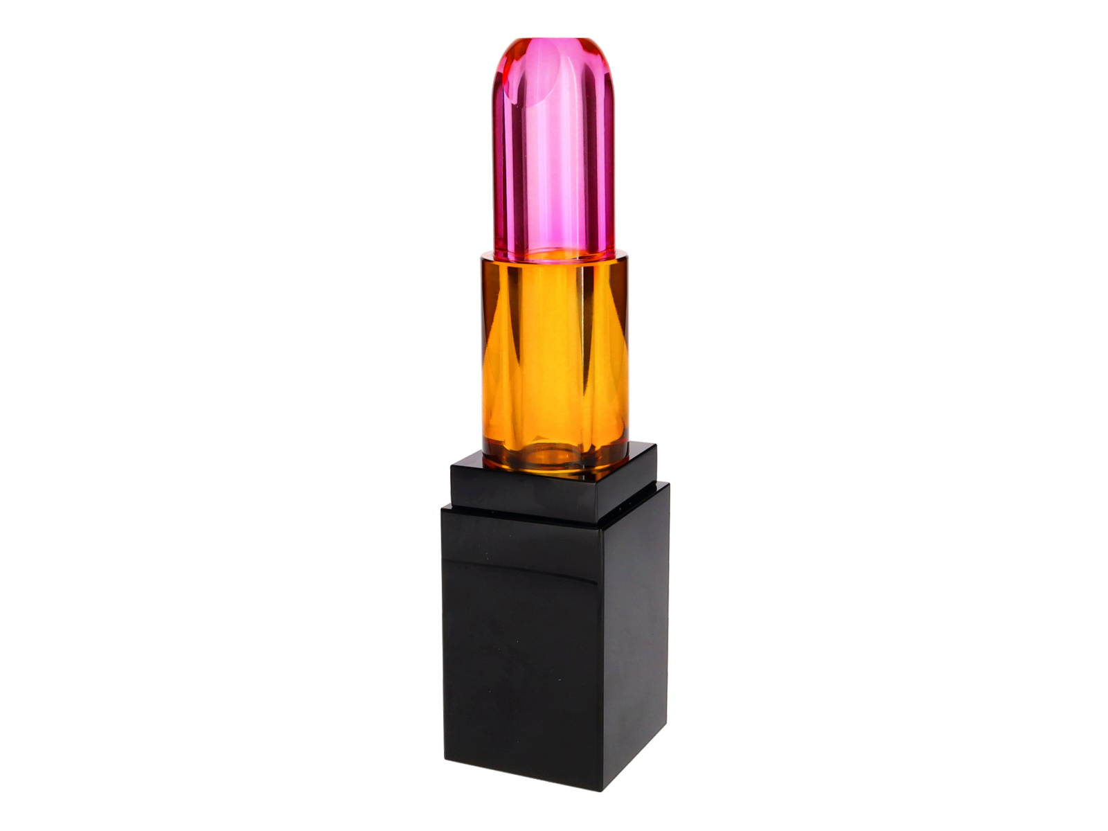 Giftcompany Dioptrics Liplux Vase schwarz/rosa 24cm - Produktbild 1