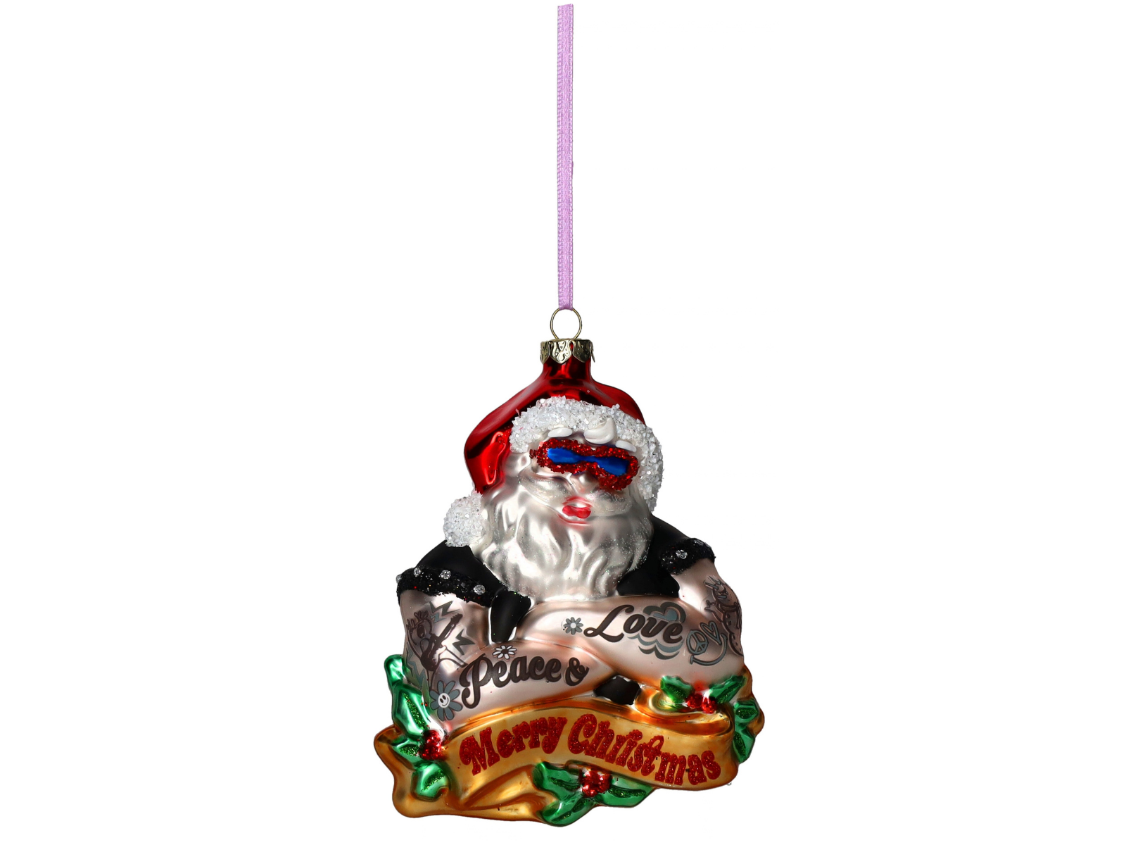 Giftcompany Hänger Santa Rocker mit Tattoos 13cm (1 Stück)