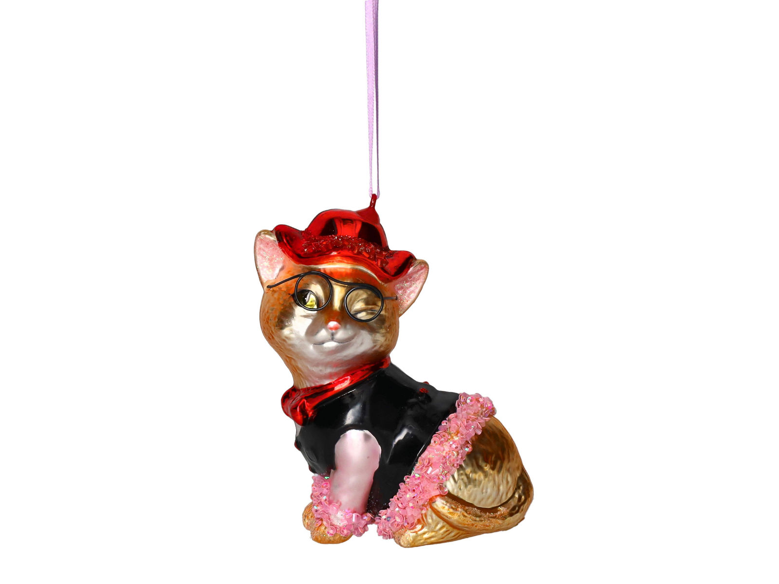Giftcompany Hänger Katze mit Brille 12cm (1 Stück)