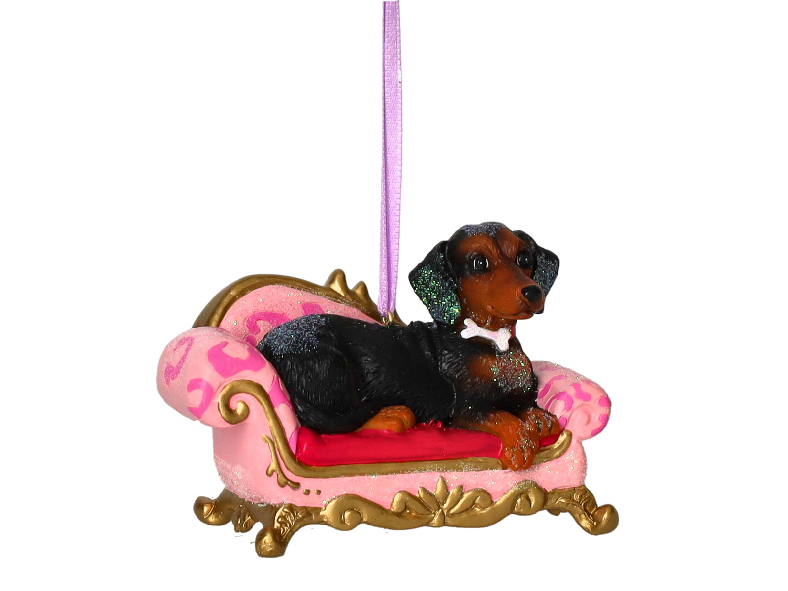 Giftcompany Hänger Dackel auf Sofa braun 6cm (1 Stück)