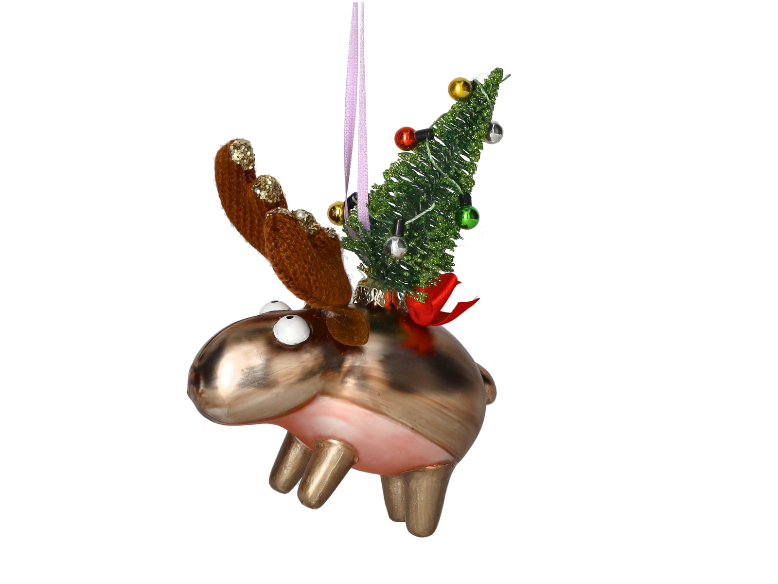 Giftcompany Hänger Elch mit Tannenbaum 15cm (1 Stück)