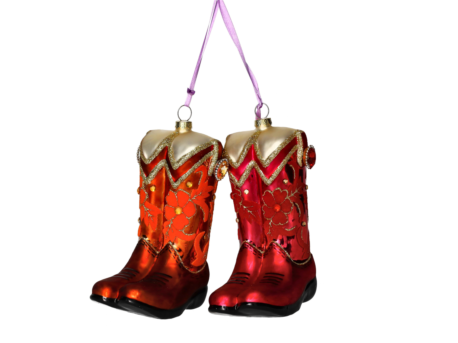 Giftcompany Hänger Boots orange/rot 17cm (1 Stück)