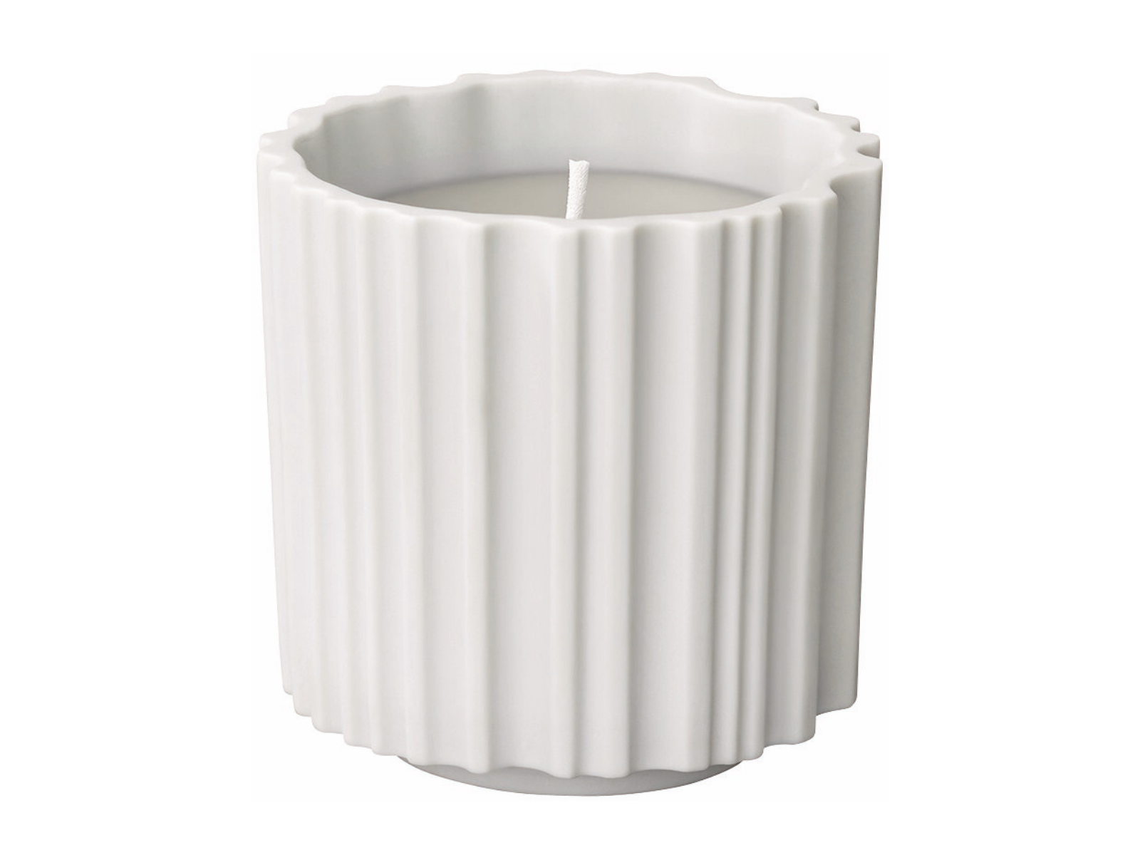 Rosenthal Ura Duftkerze weiß 8,4cm 1tlg