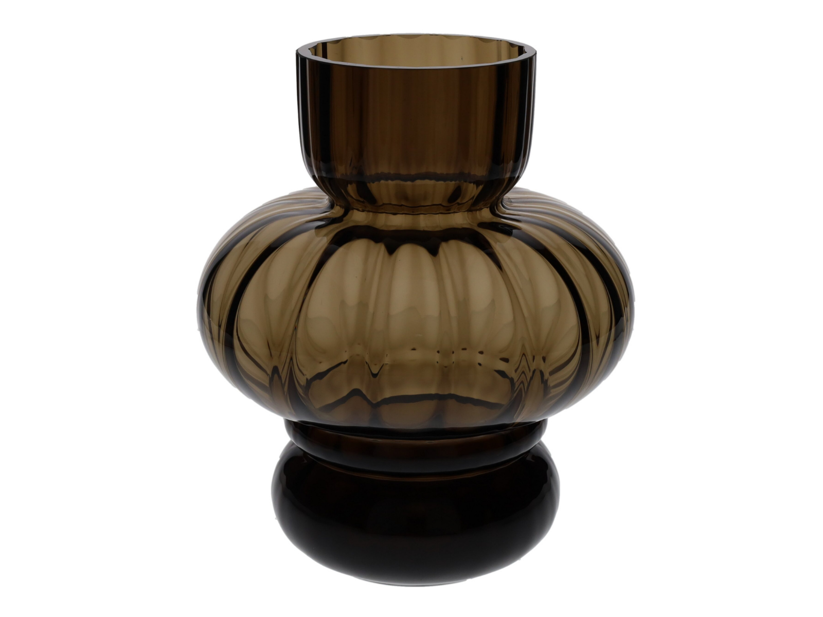 Giftcompany Twill Vase M braun 24cm - Produktbild 1