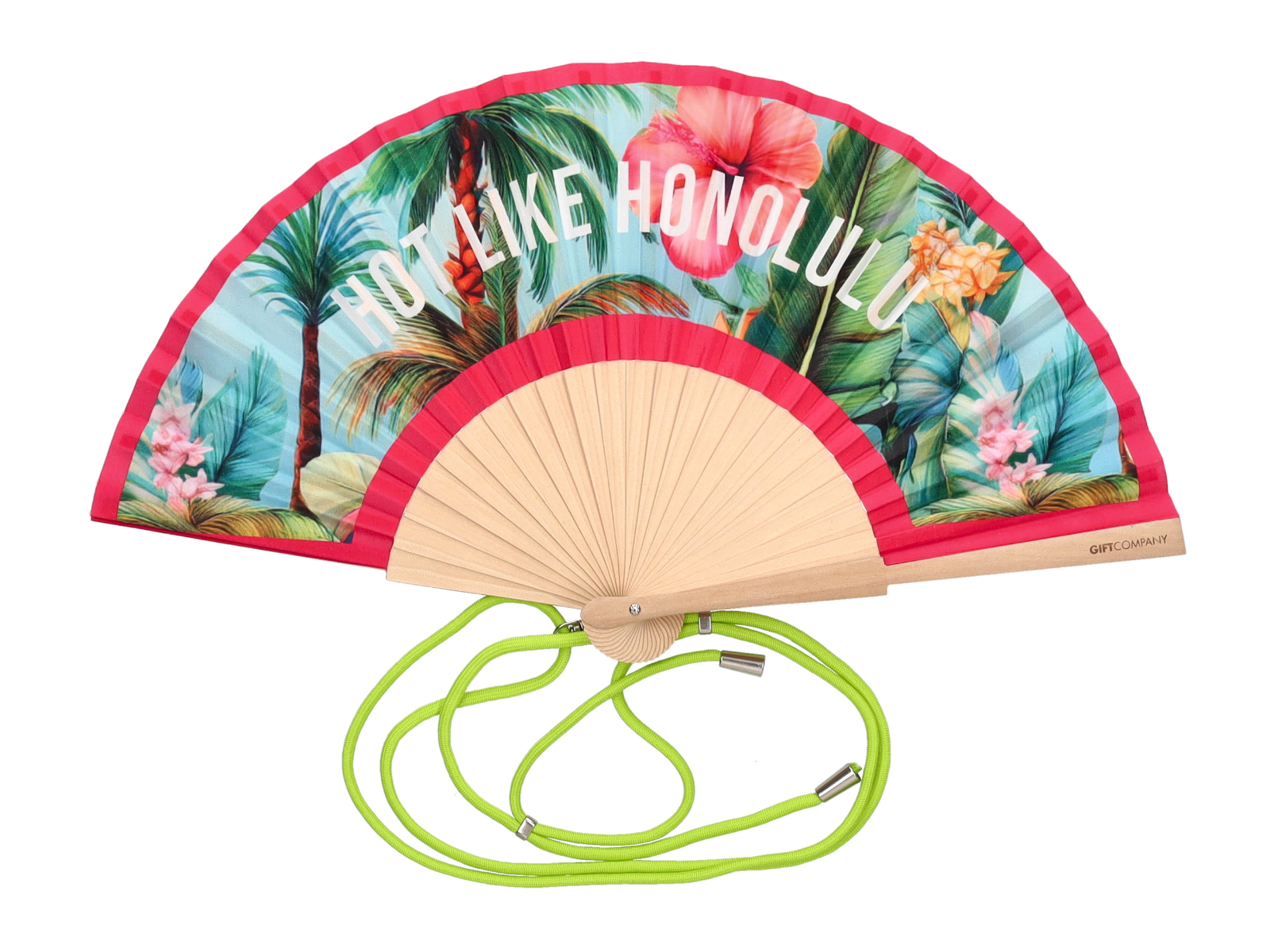 Giftcompany Fififan Fächer Hot Like Honolulu 23cm - Produktbild 1