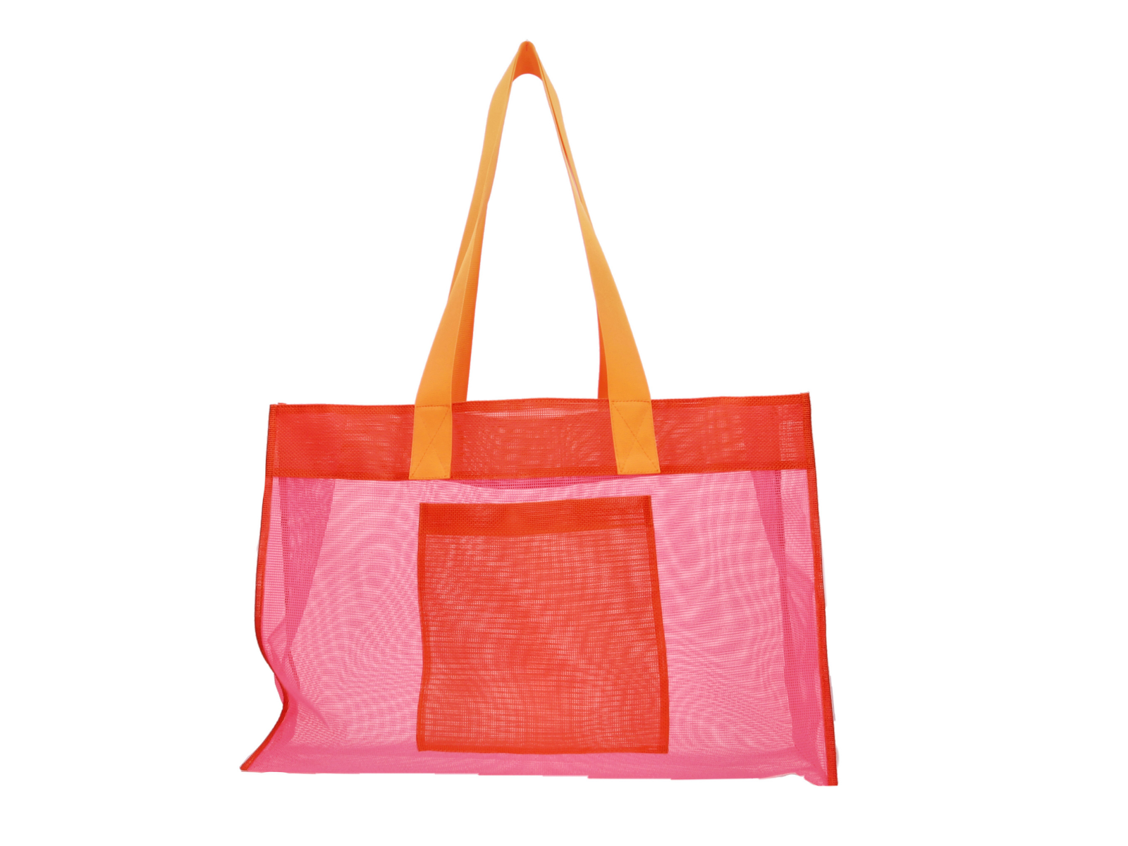 Giftcompany Voyage Mesh Tasche pink/orange 60cm - Produktbild 1