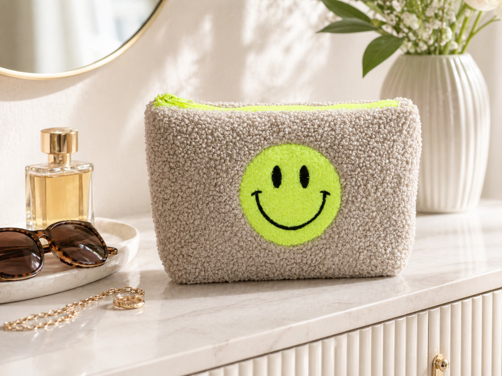 Giftcompany Voyage Teddy Tasche M Smile beige 25cm - Produktbild 2