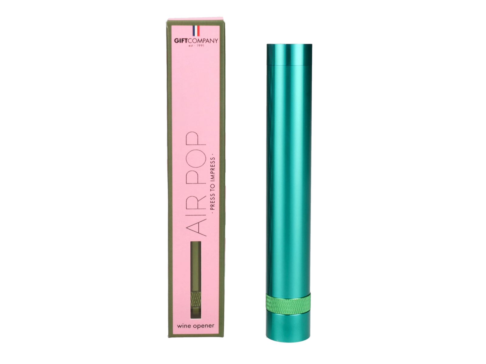 Giftcompany Air Pop Weinöffner türkis 14cm - Produktbild 1