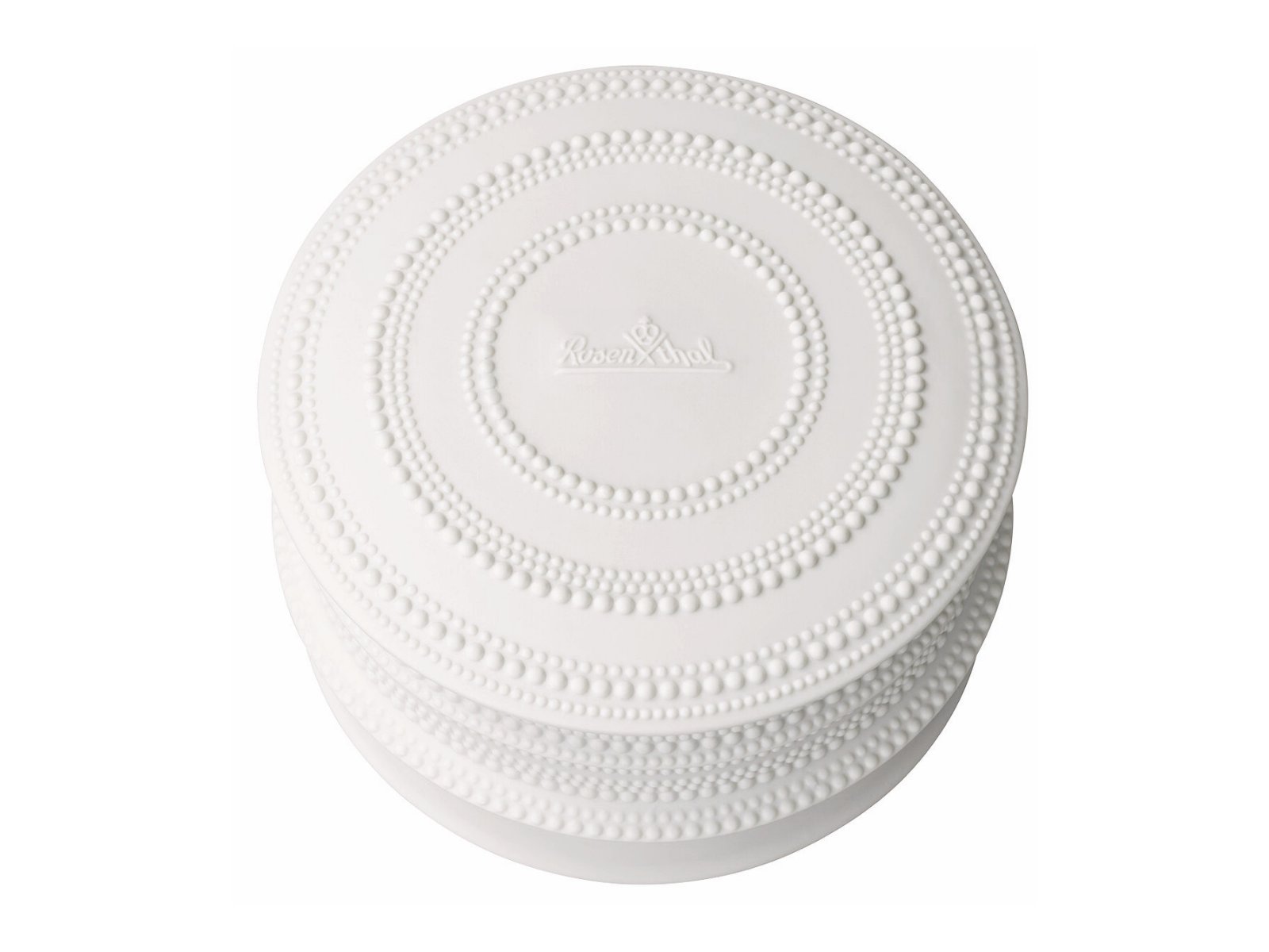 Rosenthal Pisara Dose groß weiß 14cm - Produktbild 3