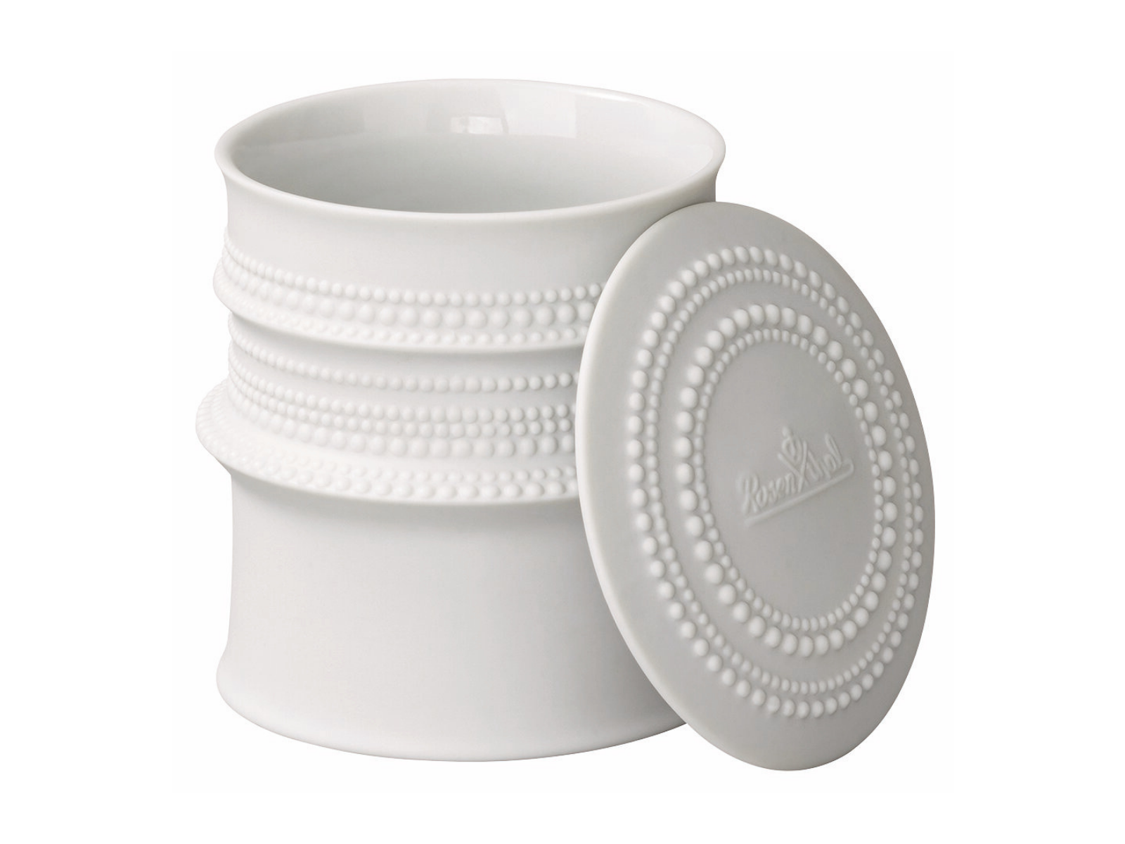 Rosenthal Pisara Dose klein weiß 10cm