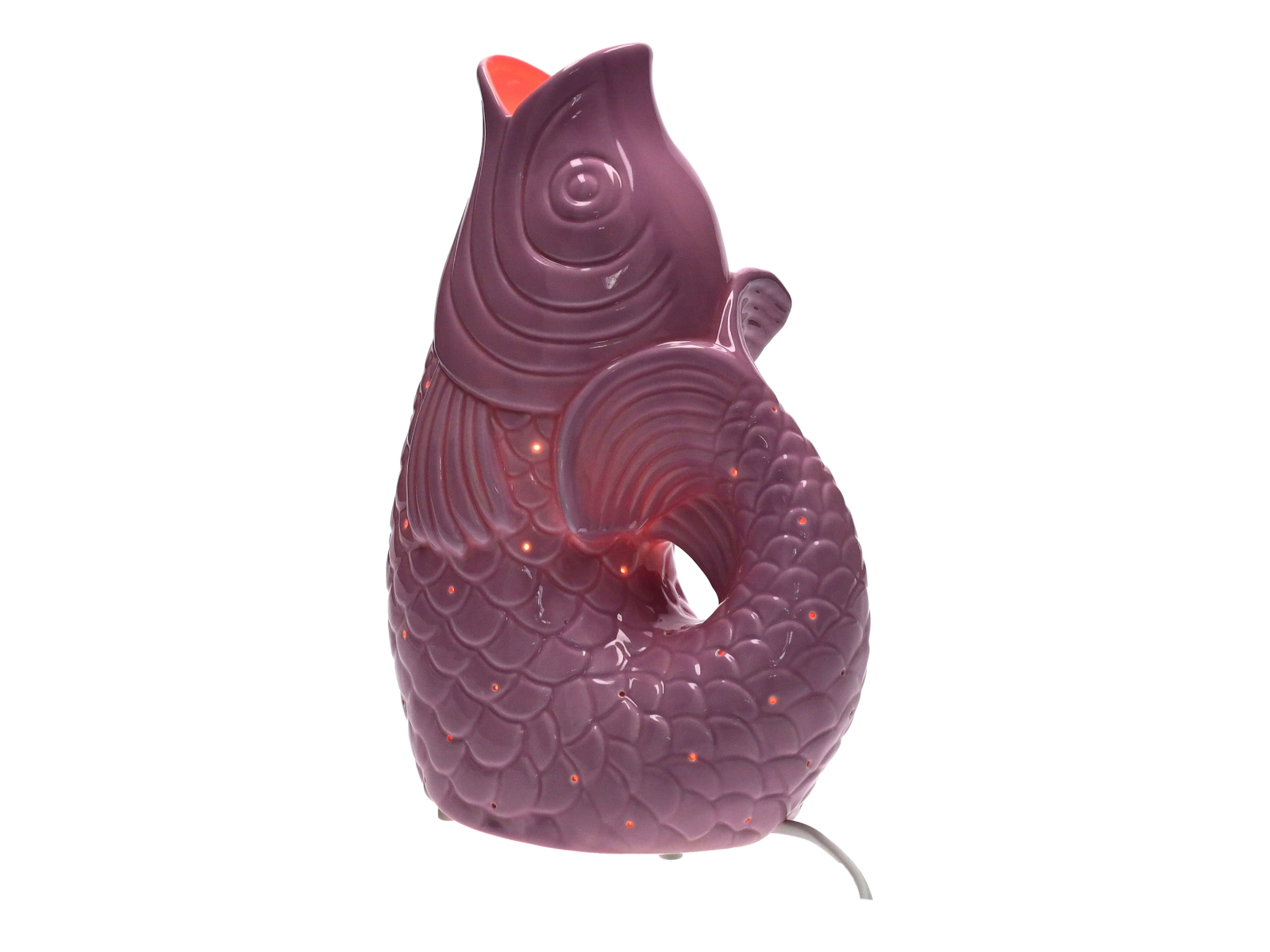 Giftcompany Monsieur Carafon Fisch Lampe XS rosa 25cm - Produktbild 1
