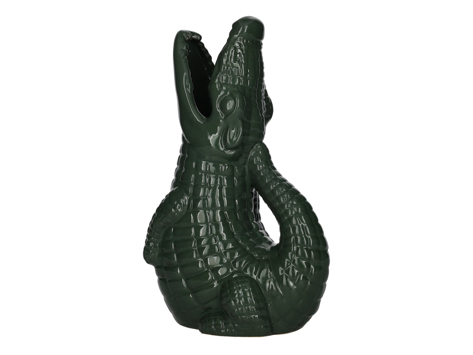 Giftcompany Croco Vase dunkelgrün 25cm - Produktbild 1