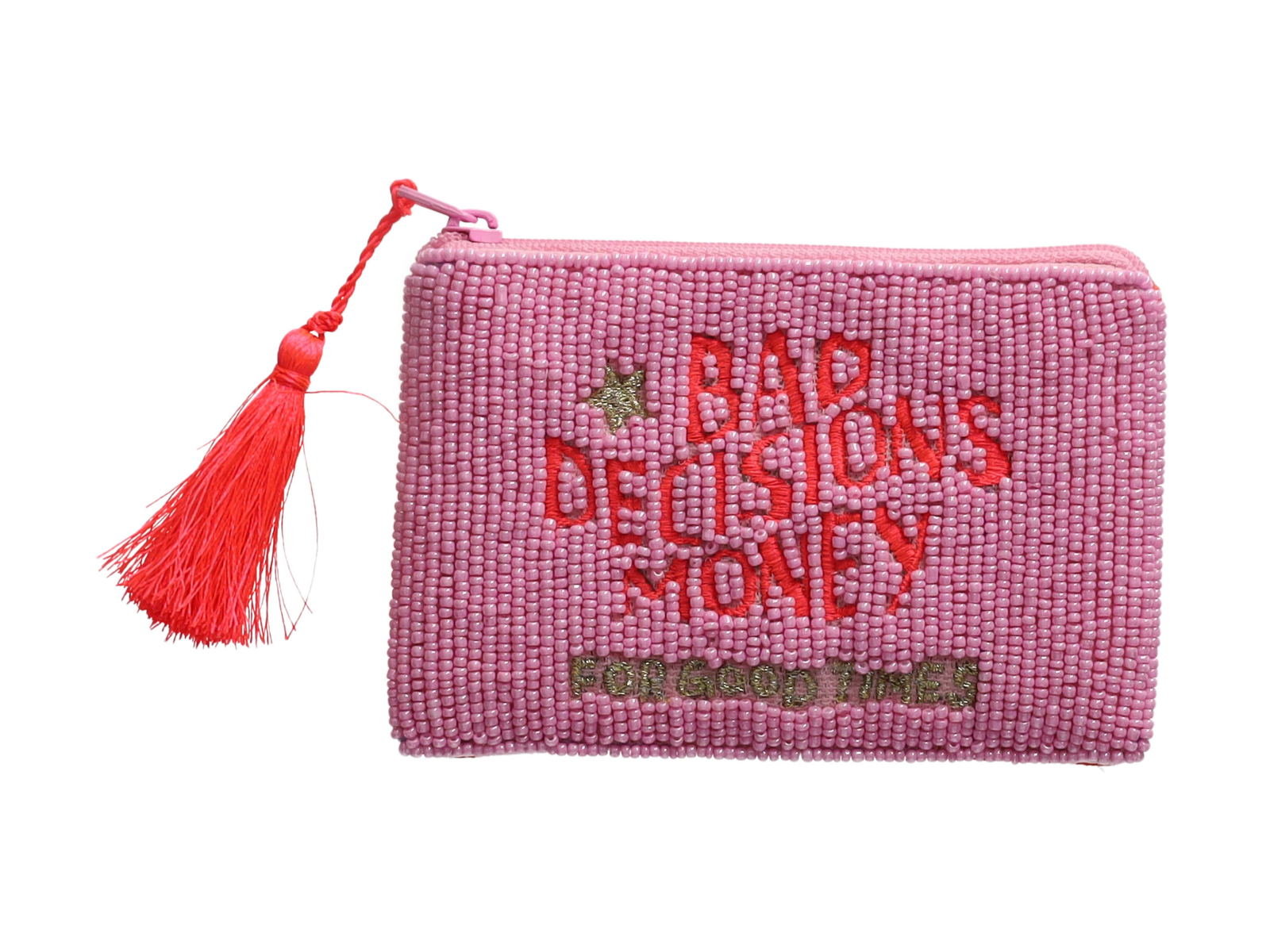 Giftcompany Elodie Kosmetiktasche XS Bad Decisions Money pink 12cm - Produktbild 1
