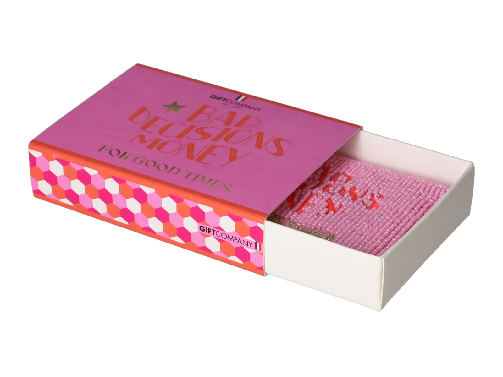 Giftcompany Elodie Kosmetiktasche XS Bad Decisions Money pink 12cm - Produktbild 3