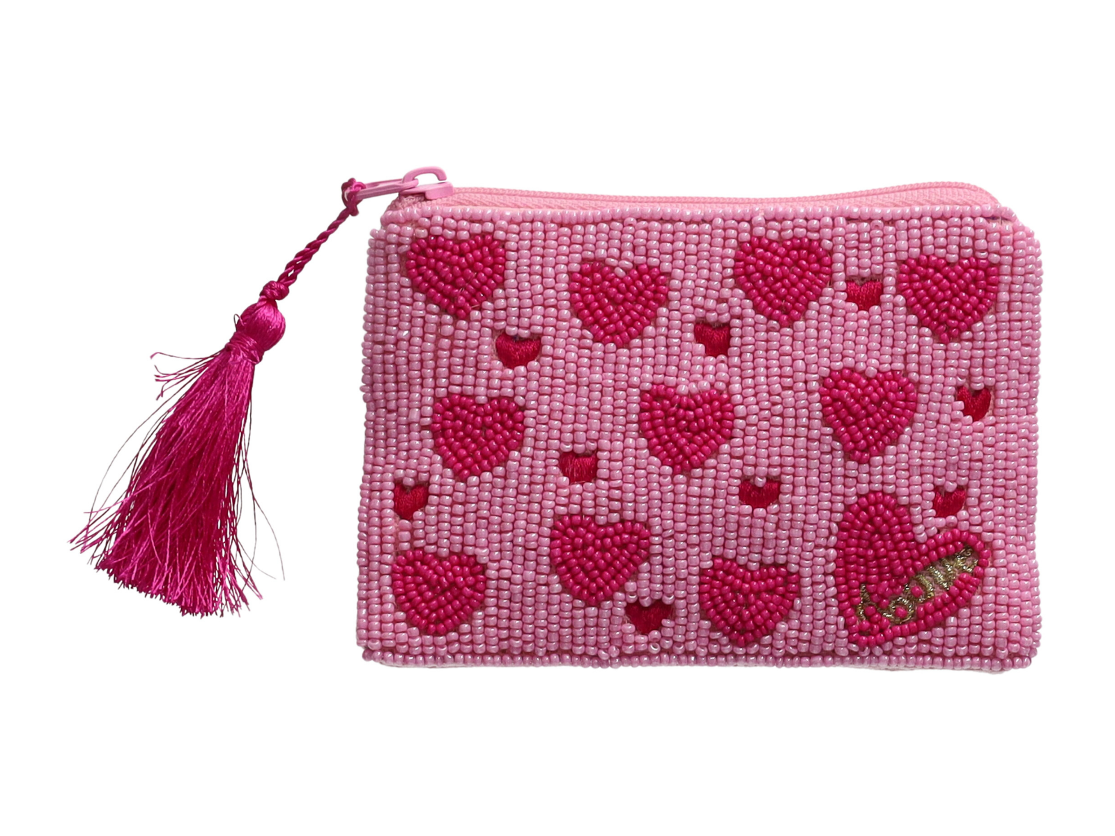 Giftcompany Elodie Kosmetiktasche XS Herzen pink 12cm - Produktbild 1
