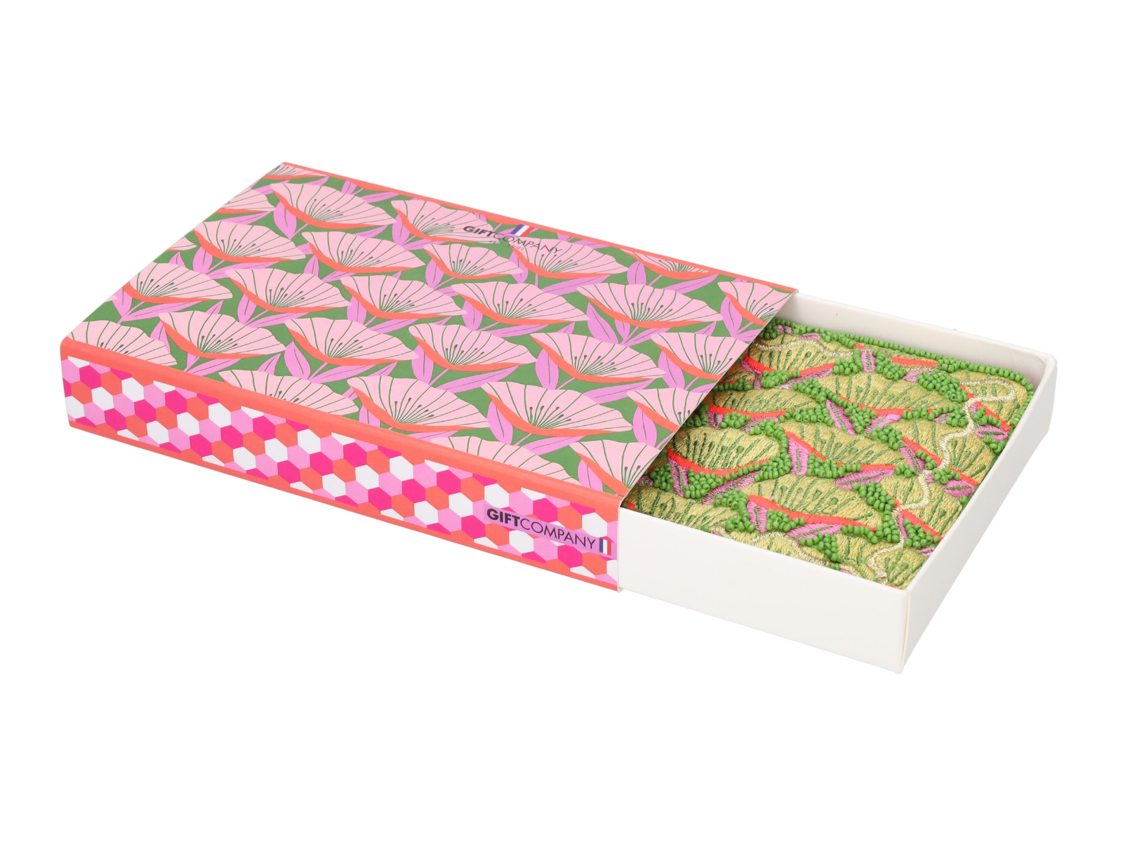 Giftcompany Elodie Kosmetiktasche M Flowers grün 18cm - Produktbild 3