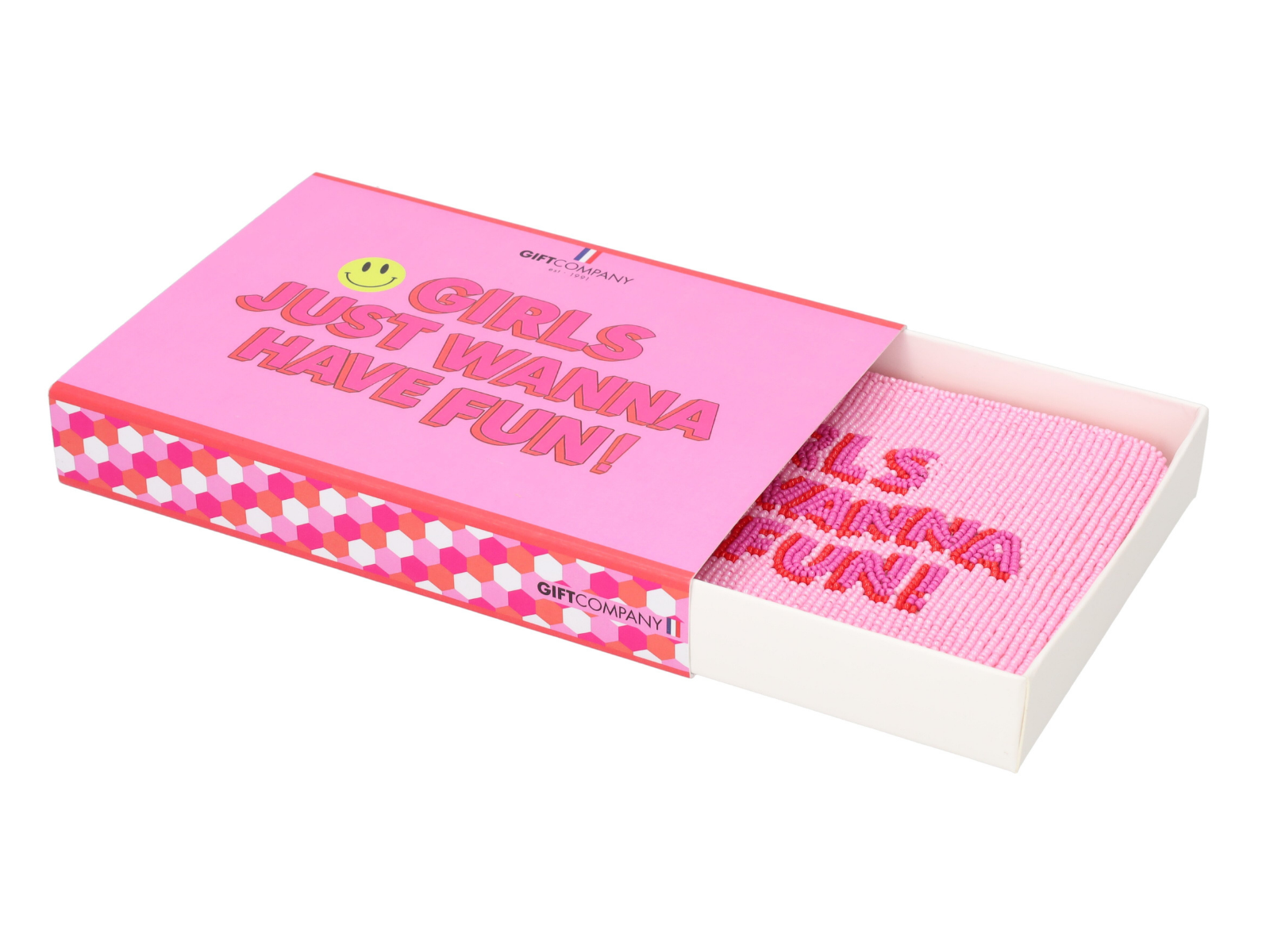 Giftcompany Elodie Kosmetiktasche M Girls just wanna have fun rosa 18cm - Produktbild 3