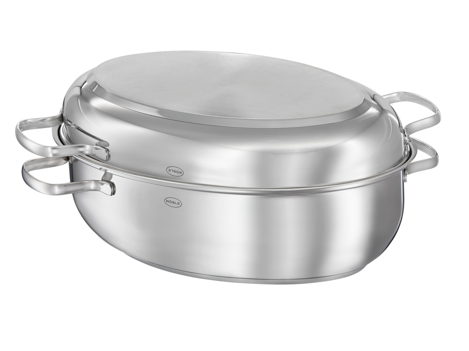 Rösle PUREELEMENTS Bräter ProCeraPlus mit Edelstahldeckel 29cm Freisteller 1