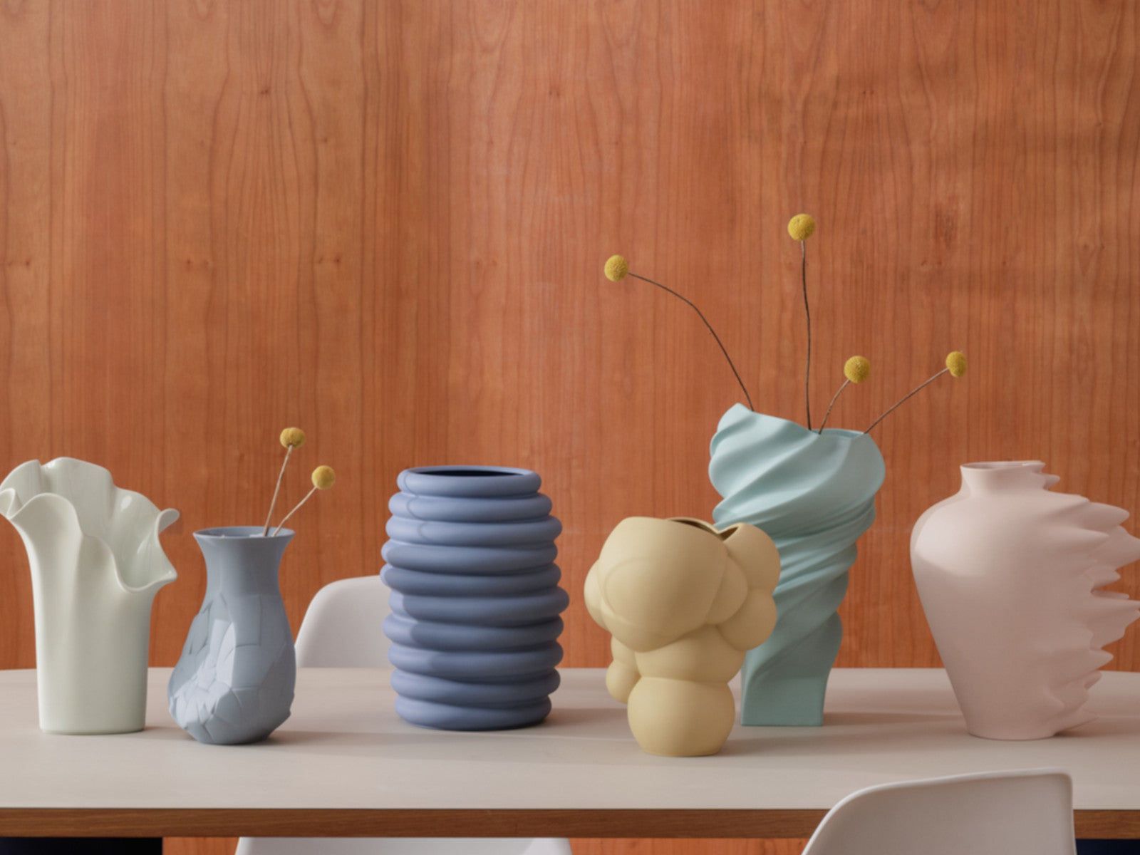 Rosenthal Asym Vase Seal Salt 30cm Lifestyle 1