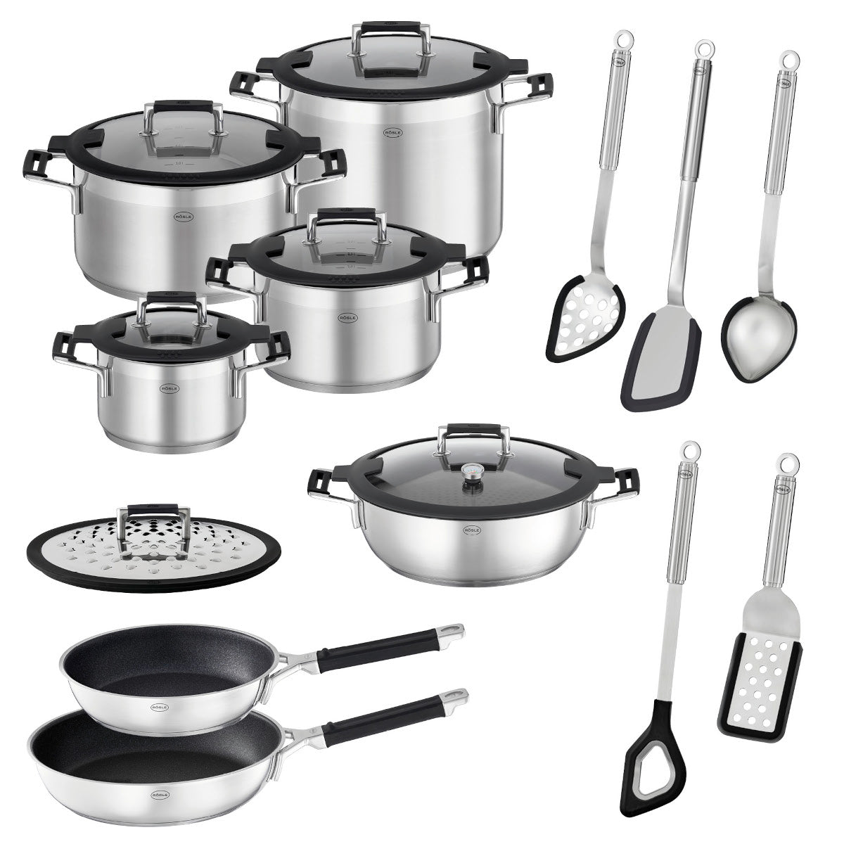 Rösle Silence® Pro Topfset 13tlg Freisteller