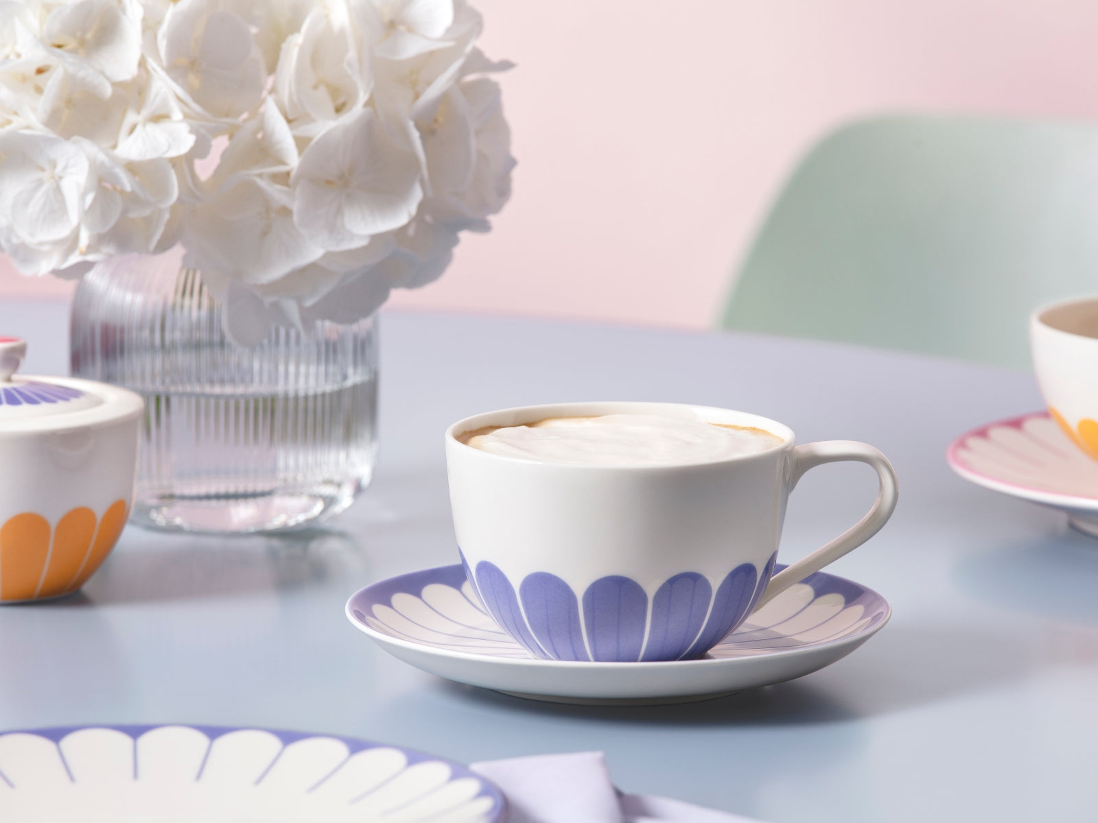 Villeroy & Boch Fleur bleu Cappuccino-Untertasse 17,5cm - Produktbild 2