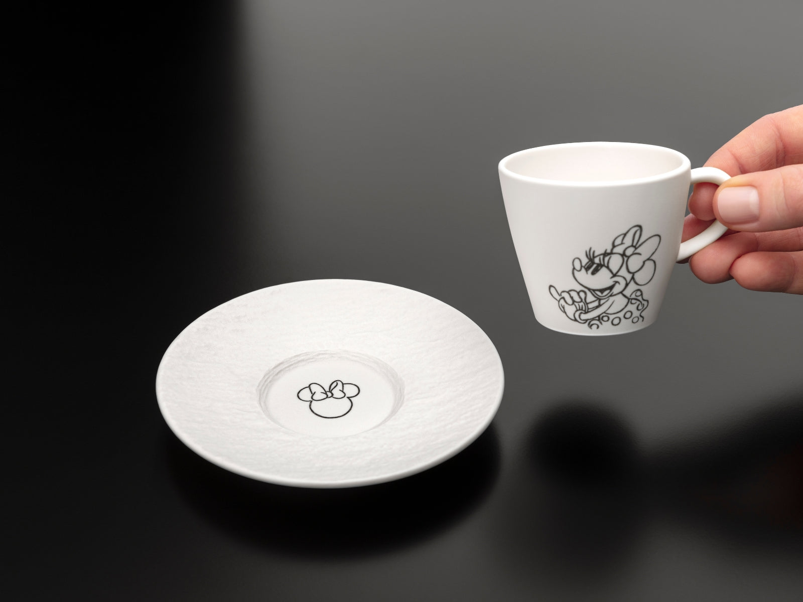 Villeroy & Boch Manufacture Rock blanc - Mickey Mouse Kaffeetasse 0,16l - Produktbild 2
