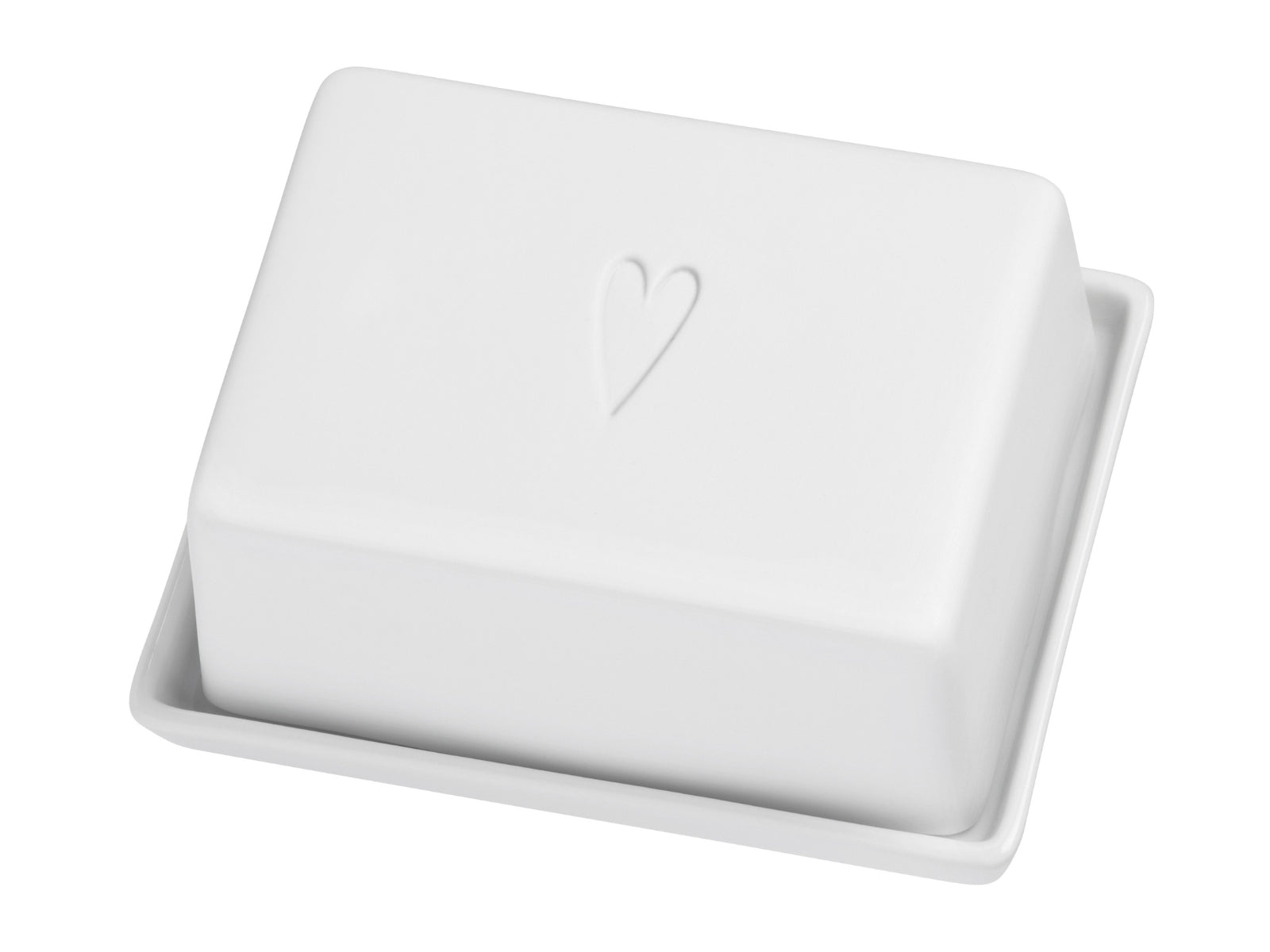 räder Butterdose Herz weiß 14,5cm - Produktbild 2