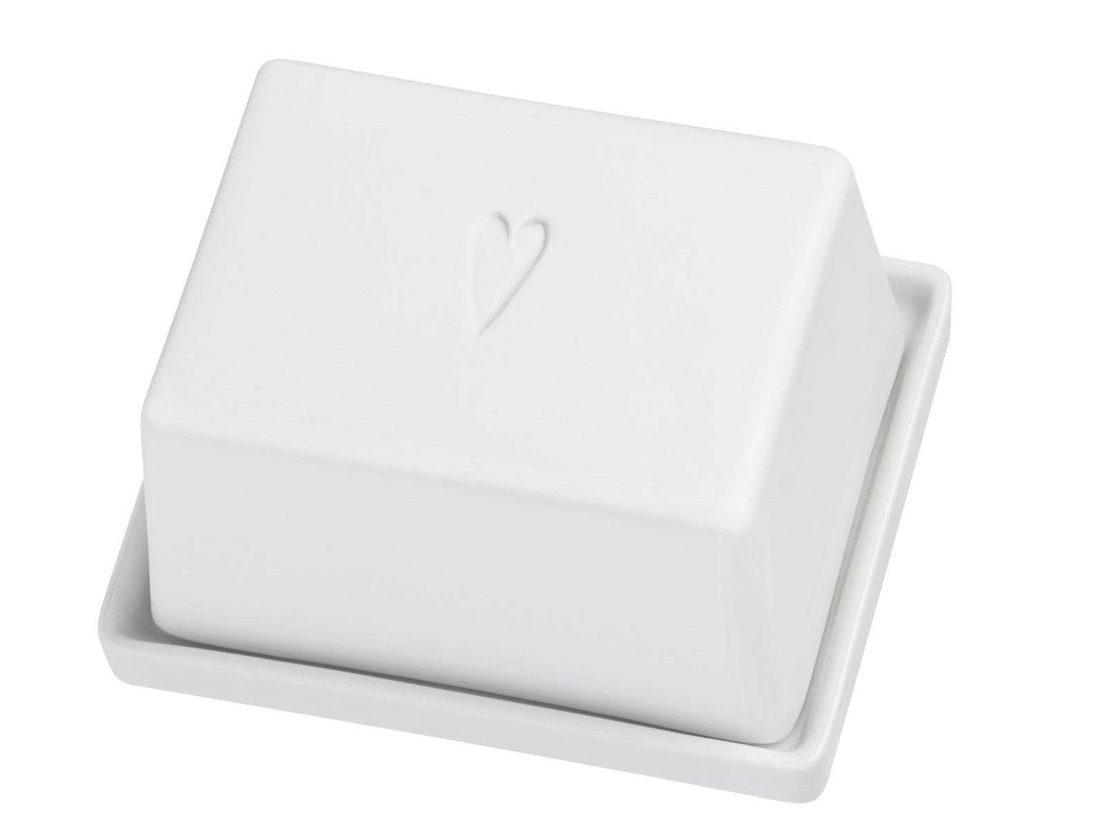 räder Butterdose klein Herz weiß 11,5cm - Produktbild 2