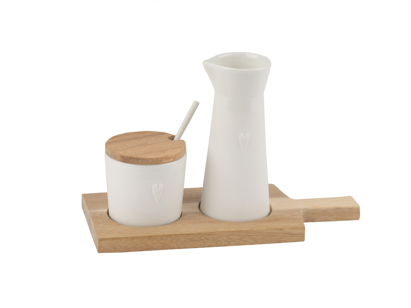 räder Guten Appetit Zuckerdose/Milchkännchen Set Herz weiß 2tlg - Produktbild 1