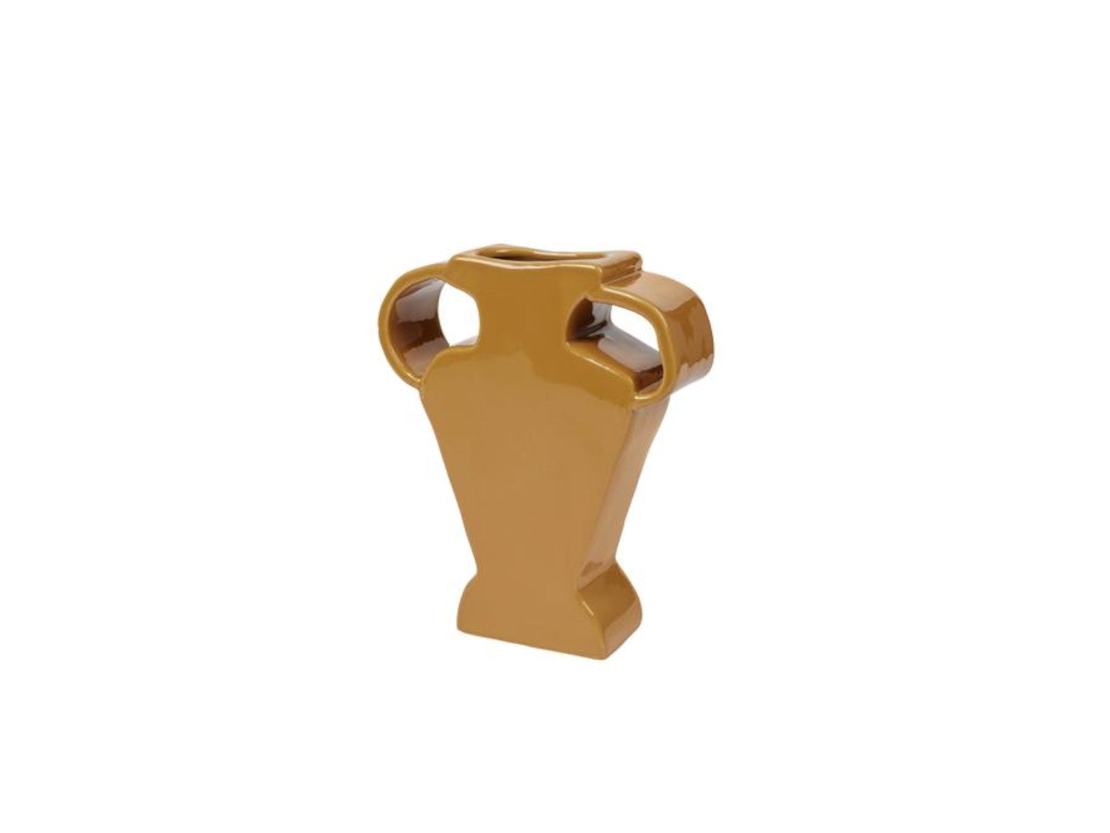 Broste Copenhagen Etta Vase Cinnamon Sand 24x8x30cm - Produktbild 2