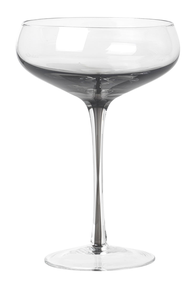 Broste Copenhagen Smoke Cocktailglas grey 16,3cm Freisteller
