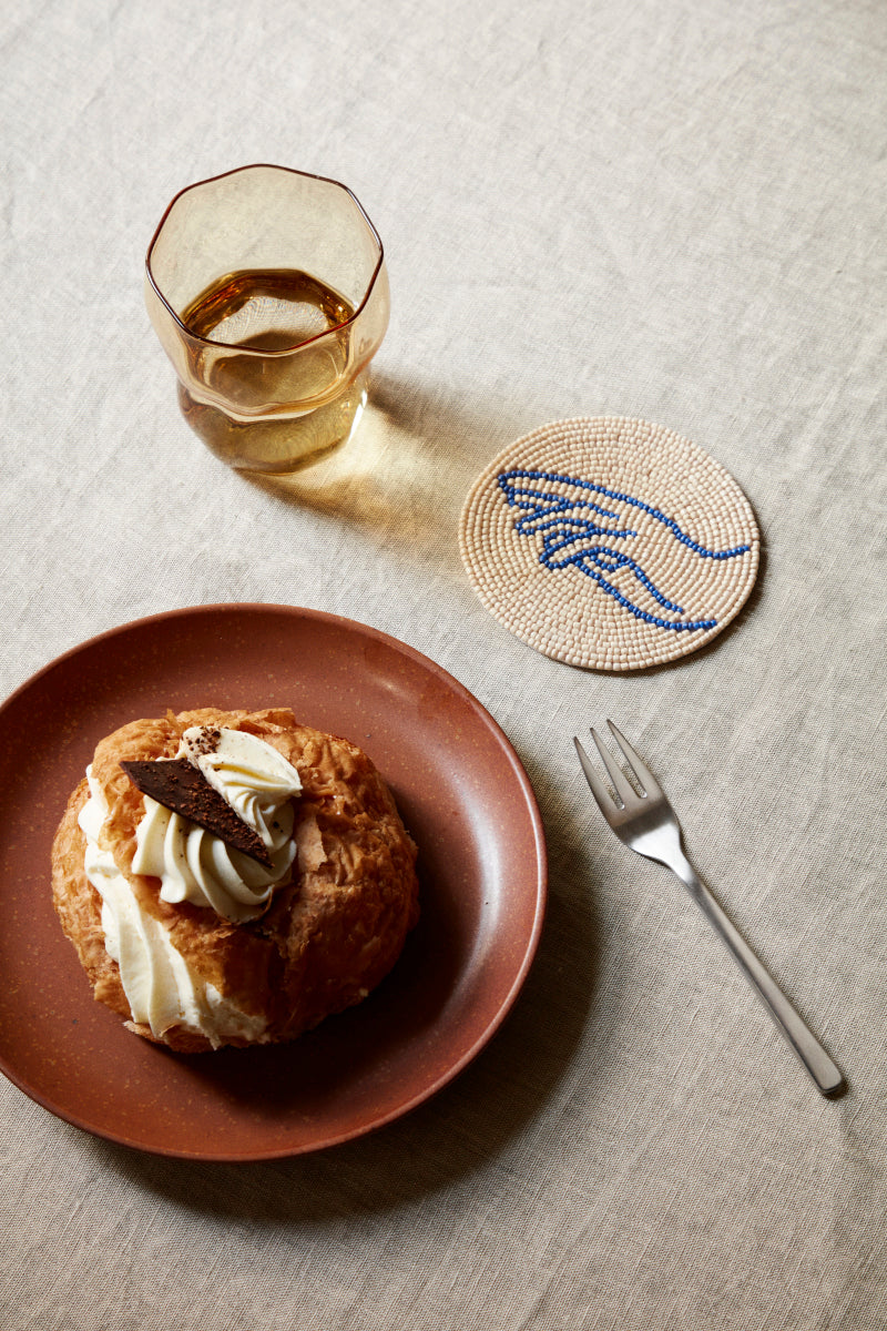 Broste Copenhagen HUNE Kuchengabel Titanium Mat Black 4tlg. Lifestyle 2