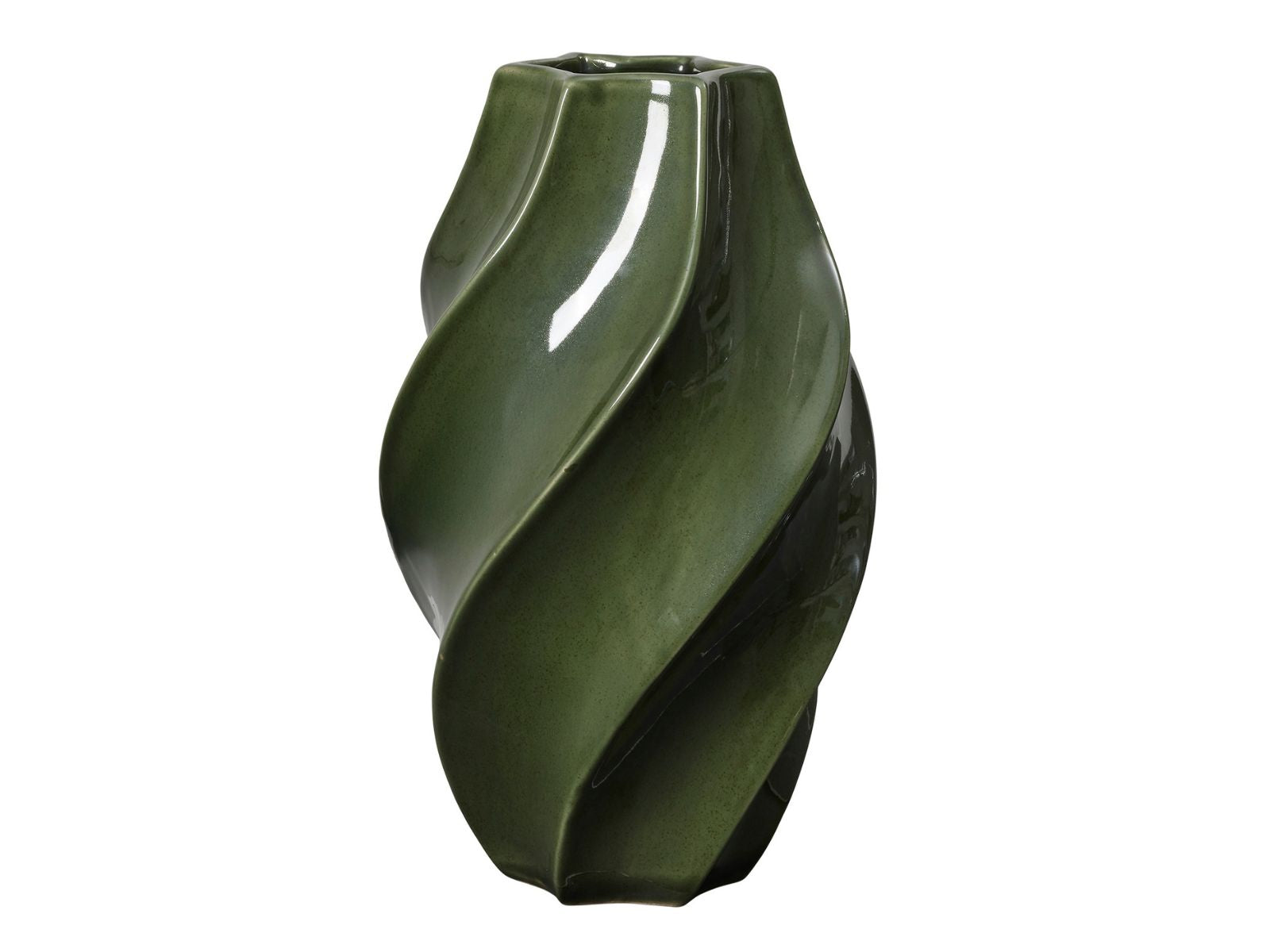 Broste Copenhagen Odette Vase hunter green 32cm - Produktbild 1