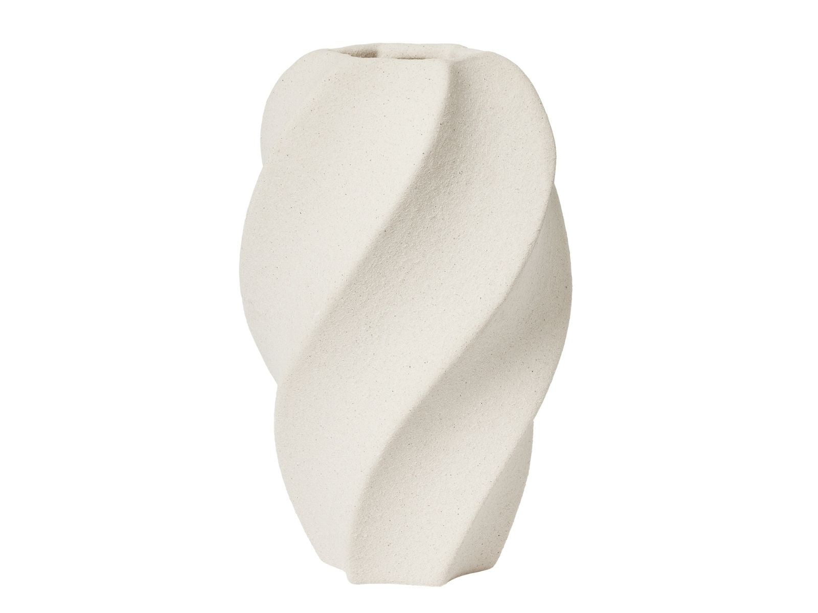 Broste Copenhagen Odette Vase weiß 24cm - Produktbild 1