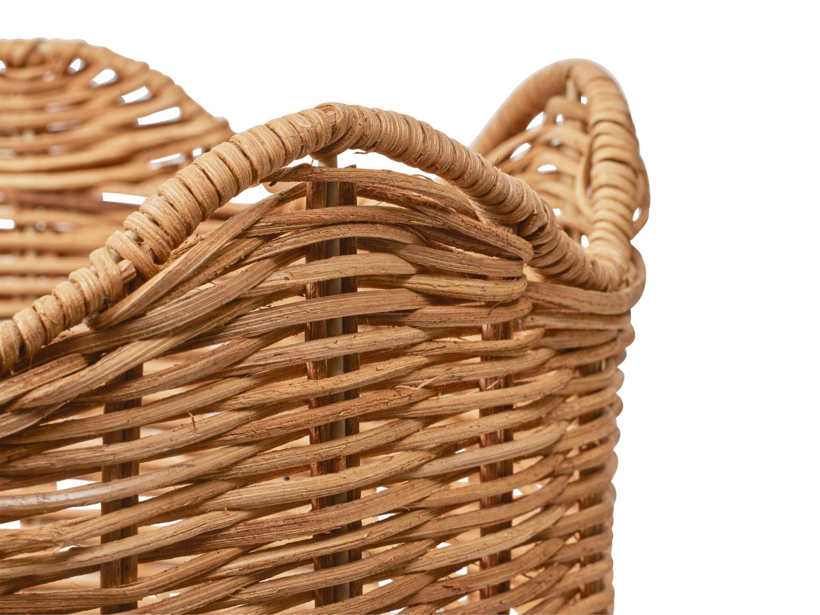 Broste Copenhagen Lola Korb natural brown 35cm Set 2tlg - Produktbild 2