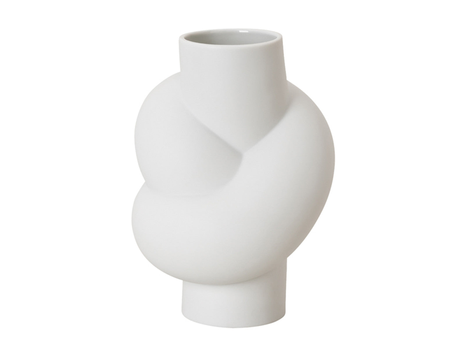 Rosenthal Node Weiss matt Vase 14 cm Freisteller 2