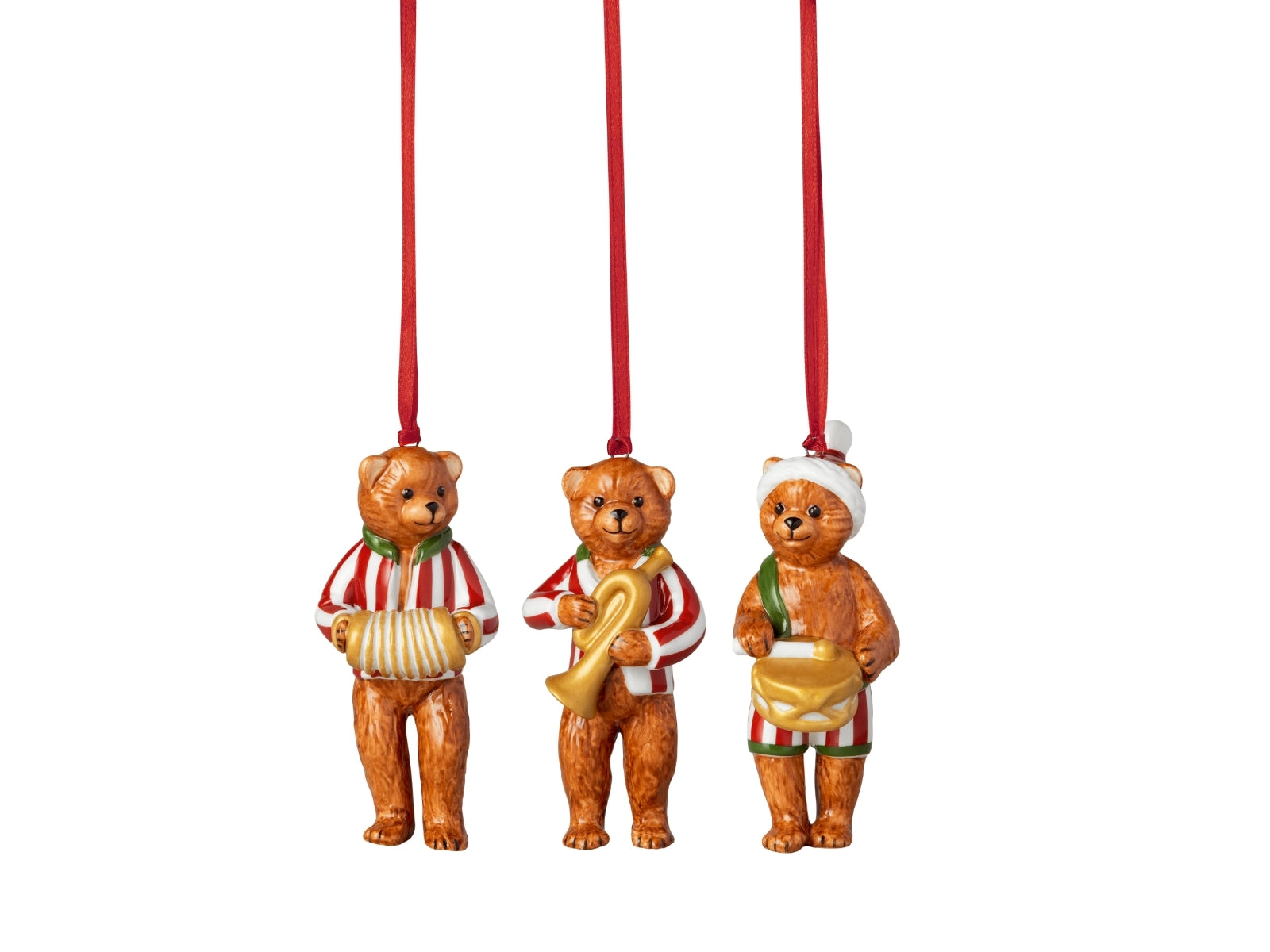Villeroy & Boch Nostalgic Ornaments Ornamente Teddys 3tlg - Produktbild 1