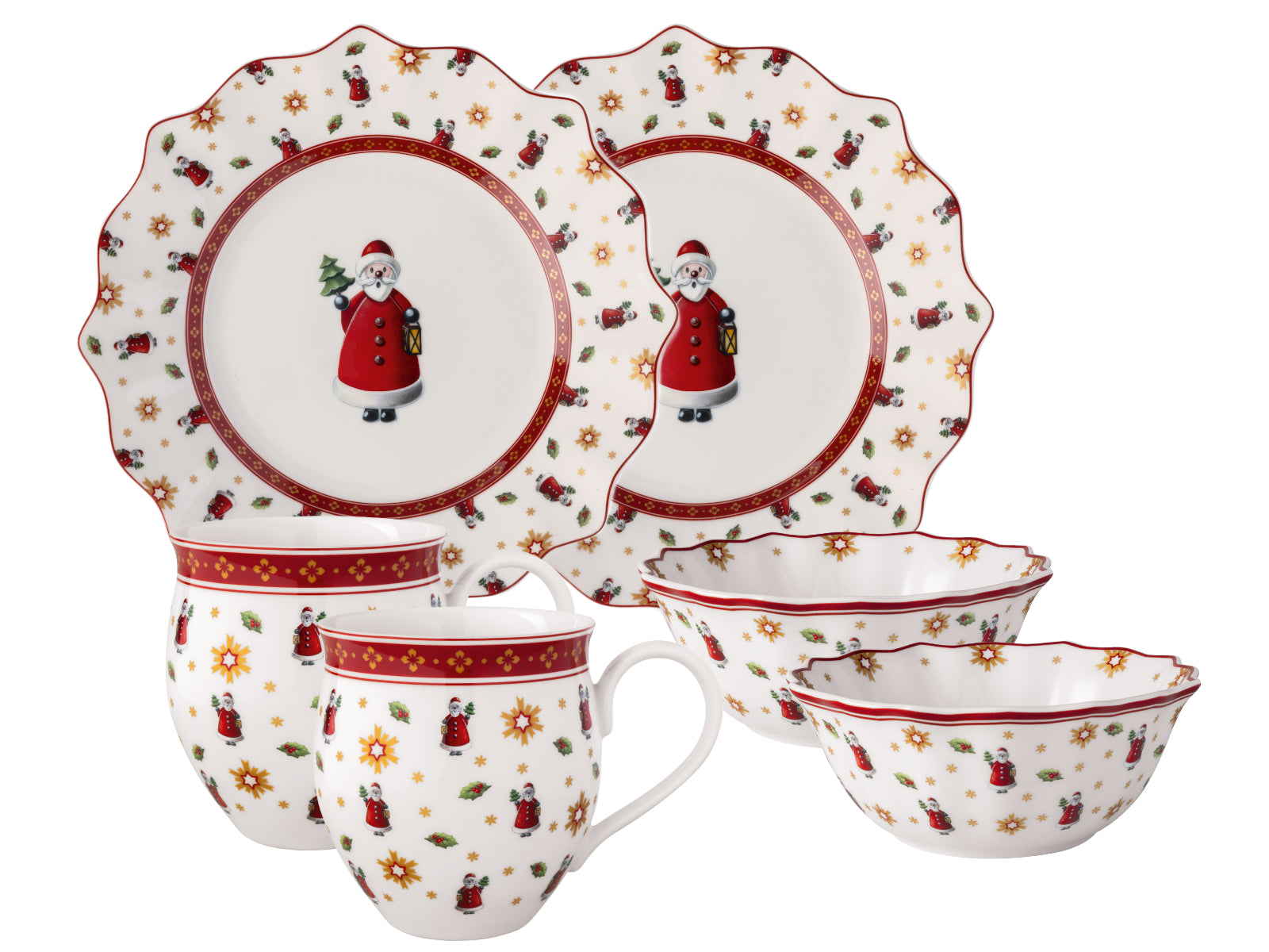 Villeroy & Boch Toy's Delight Frühstücks-Set für 2 Santa 6tlg Freisteller 1