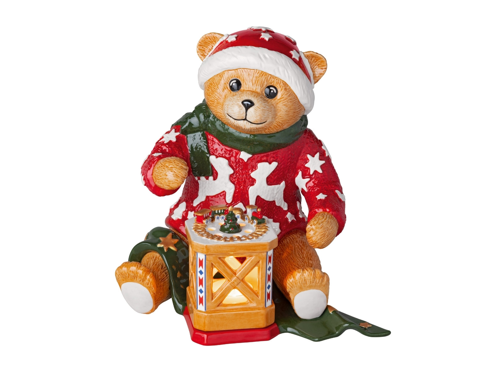 Villeroy & Boch Christmas Toys Memory Teddy mit Windlicht 25cm - Produktbild 1