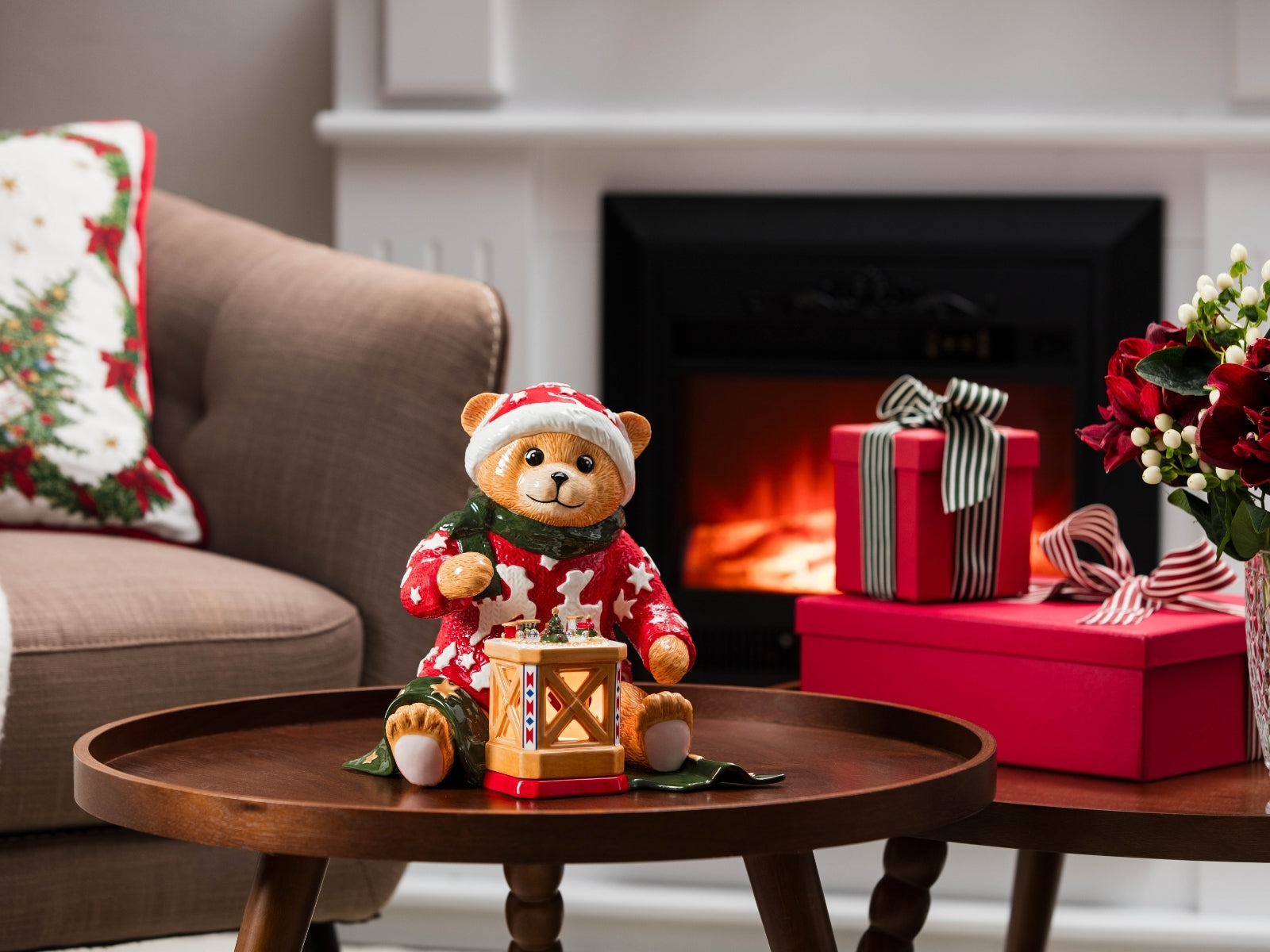 Villeroy & Boch Christmas Toys Memory Teddy mit Windlicht 25cm - Produktbild 2